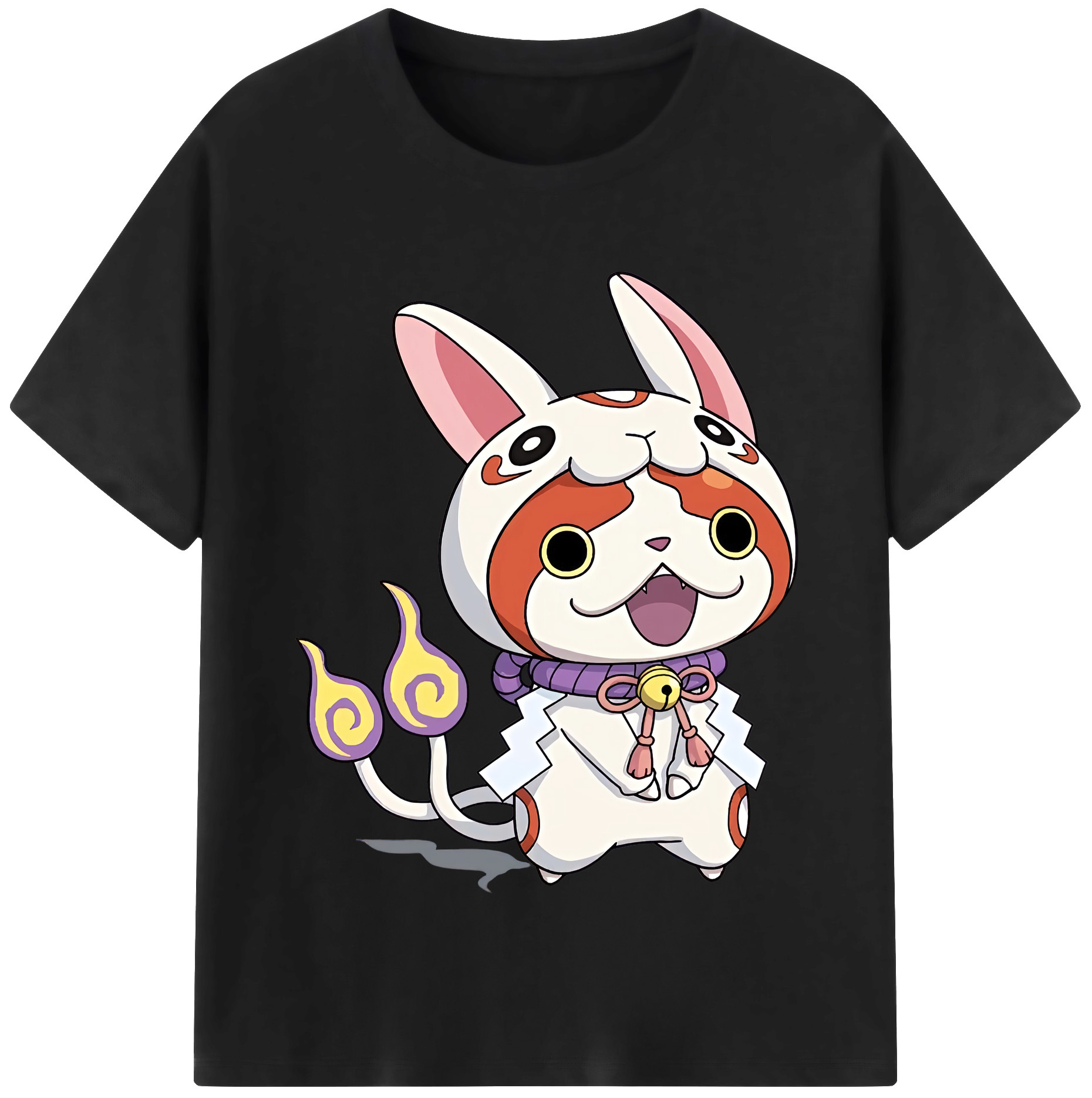 （画像用） 妖怪ウォッチ Yo-kai Watch レディースカジュアルプリントTシャツ（綿100％）