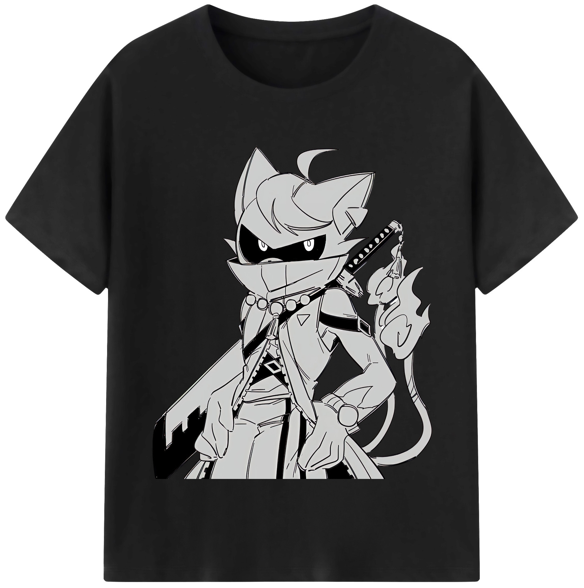 （画像用） 妖怪ウォッチ Yo-kai Watch レディースカジュアルプリントTシャツ（綿100％）