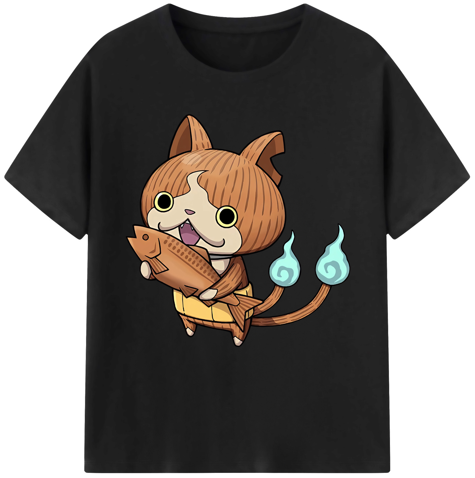 （画像用） 妖怪ウォッチ Yo-kai Watch レディースカジュアルプリントTシャツ（綿100％）