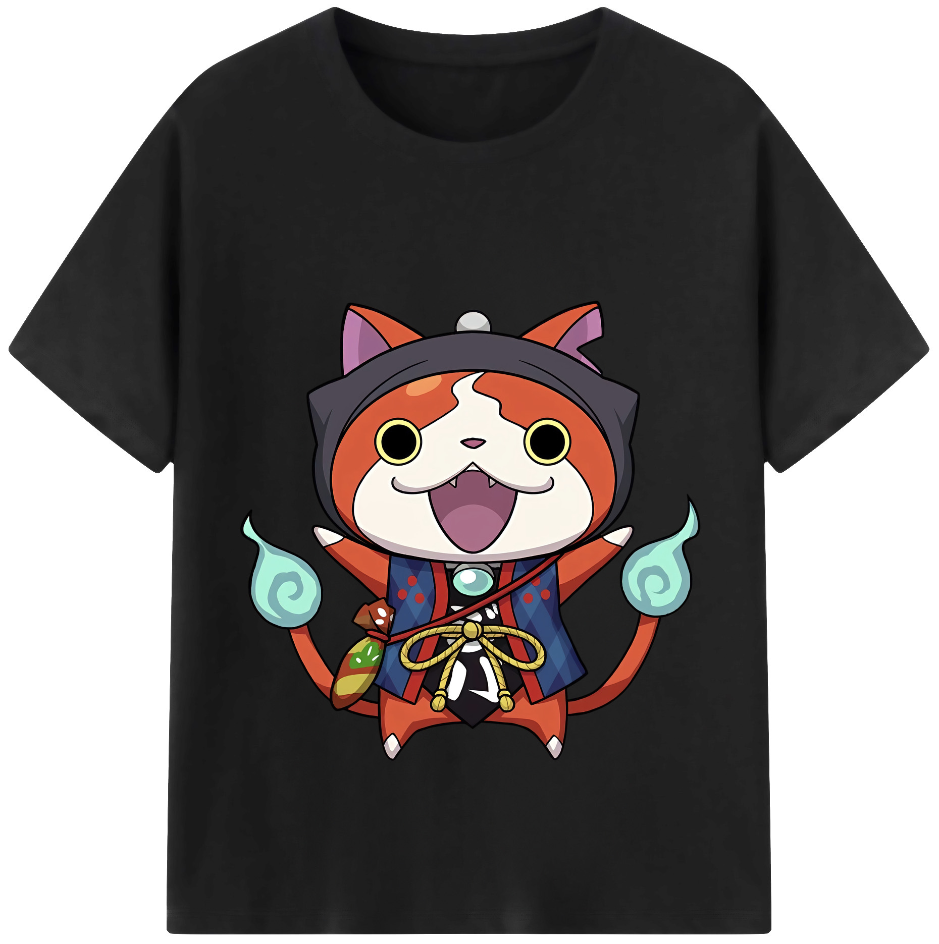（画像用） 妖怪ウォッチ Yo-kai Watch レディースカジュアルプリントTシャツ（綿100％）