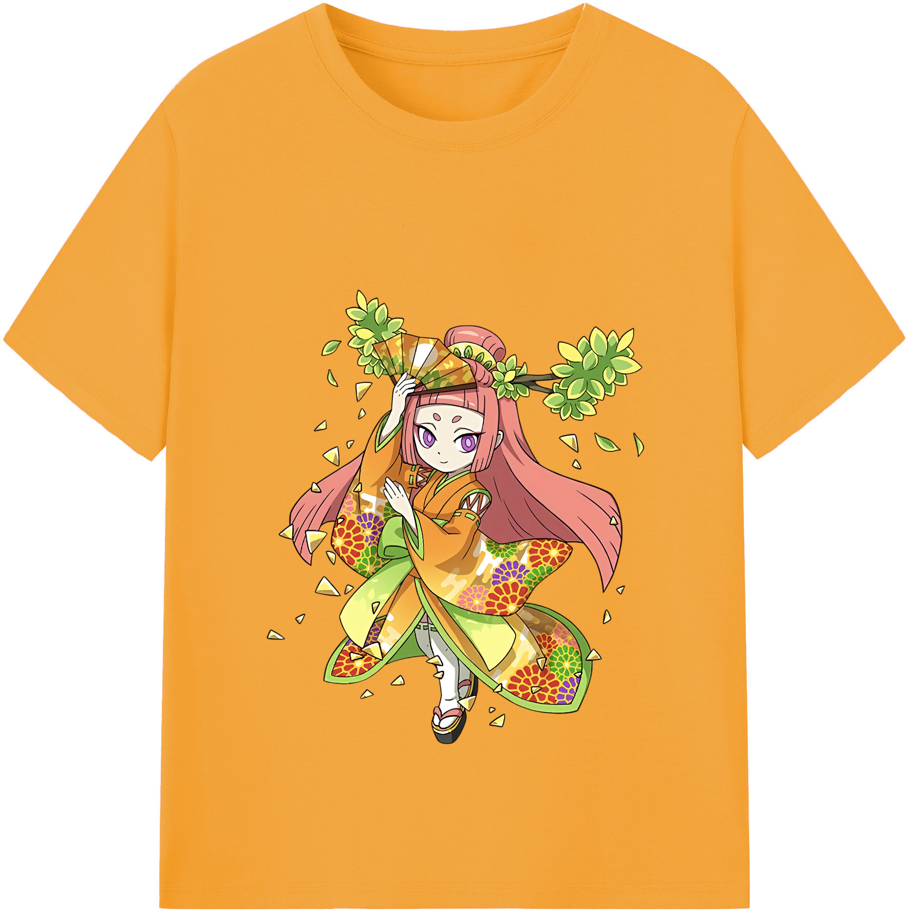 （画像用） 妖怪ウォッチ Yo-kai Watch レディースカジュアルプリントTシャツ（綿100％）