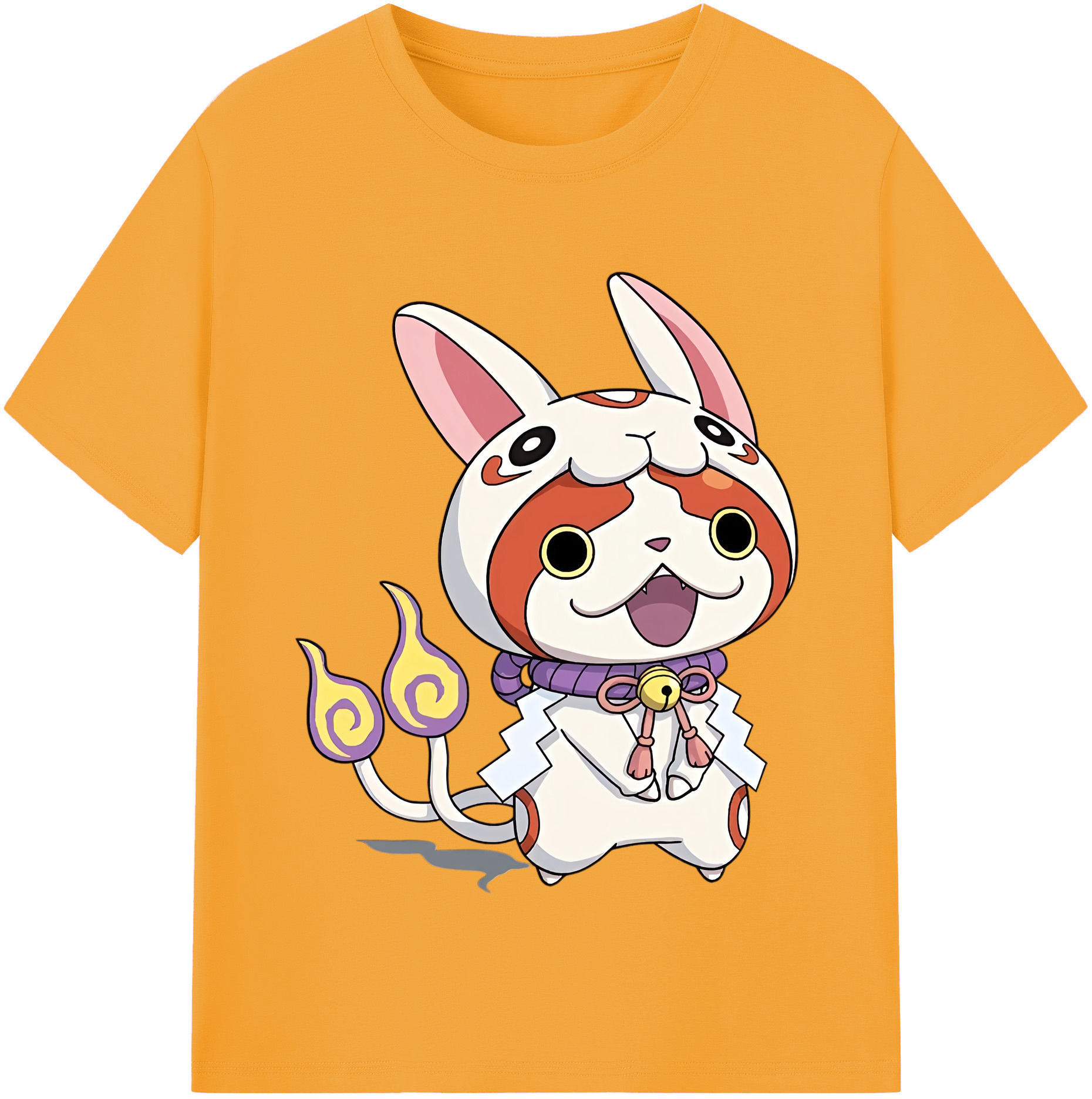 （画像用） 妖怪ウォッチ Yo-kai Watch レディースカジュアルプリントTシャツ（綿100％）