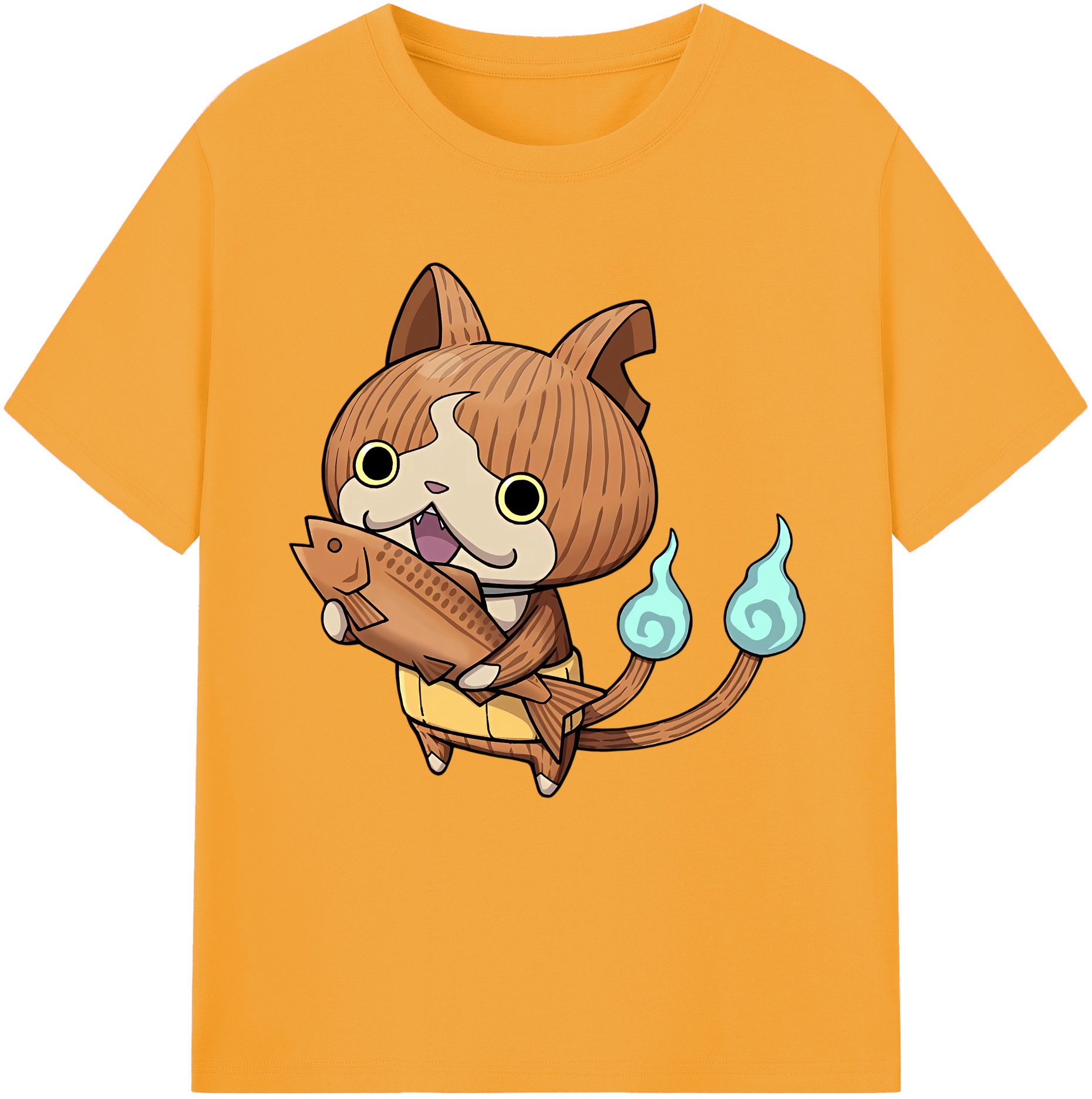 （画像用） 妖怪ウォッチ Yo-kai Watch レディースカジュアルプリントTシャツ（綿100％）