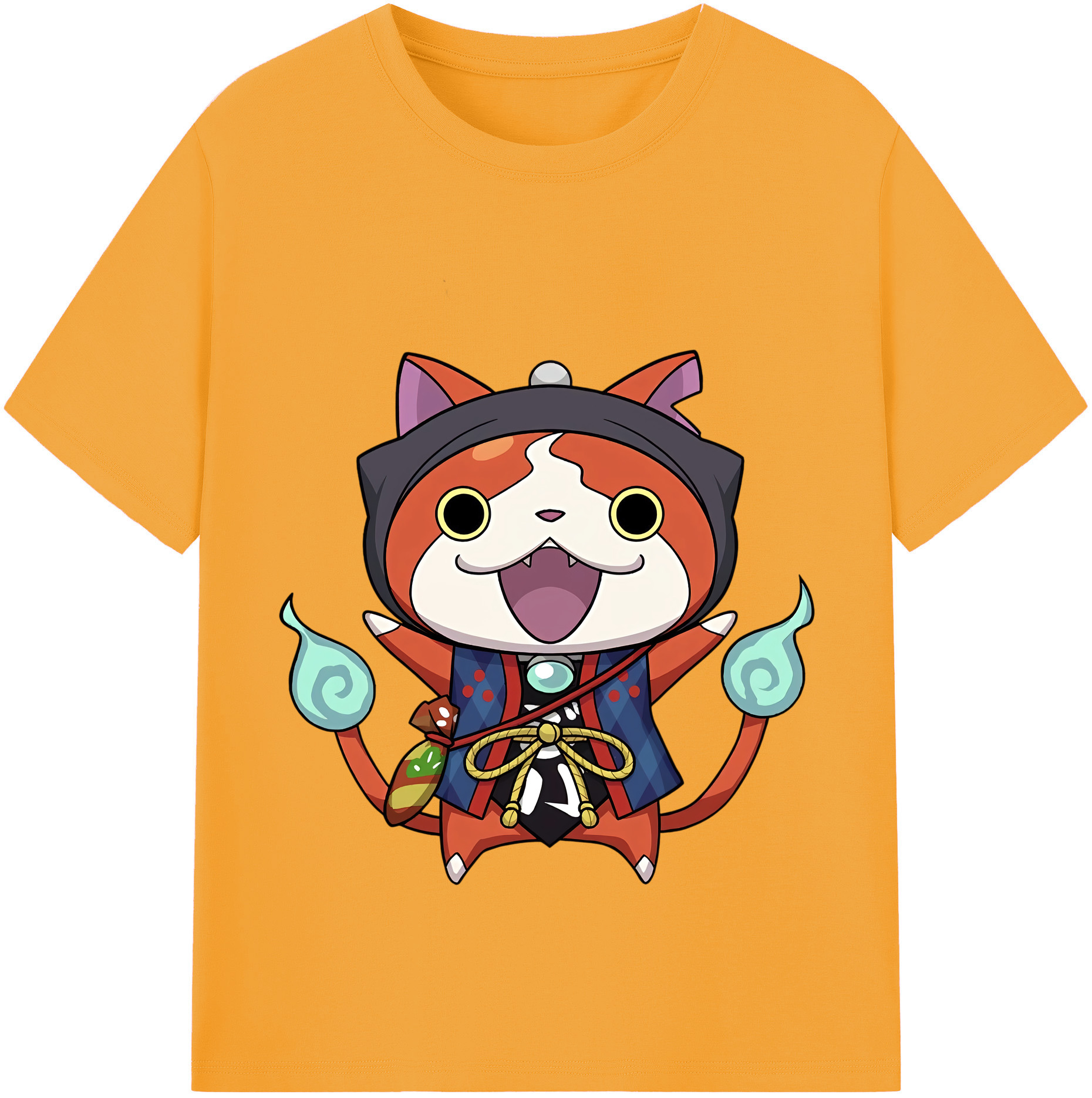 （画像用） 妖怪ウォッチ Yo-kai Watch レディースカジュアルプリントTシャツ（綿100％）
