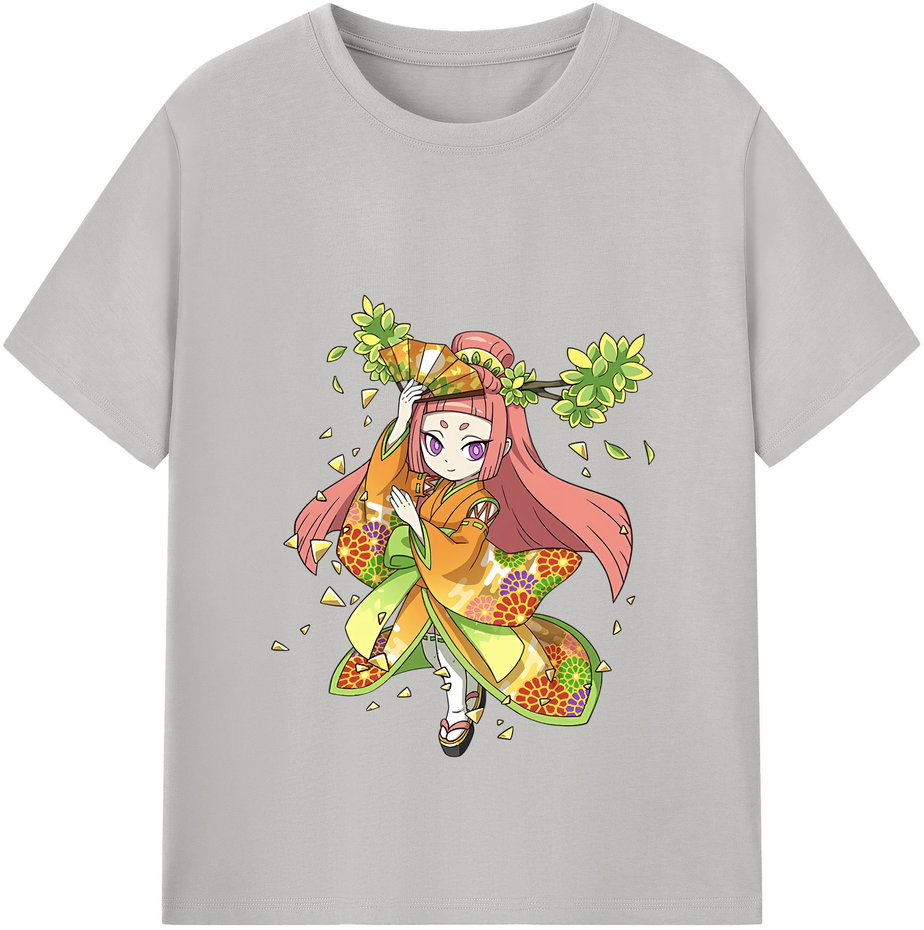（画像用） 妖怪ウォッチ Yo-kai Watch レディースカジュアルプリントTシャツ（綿100％）