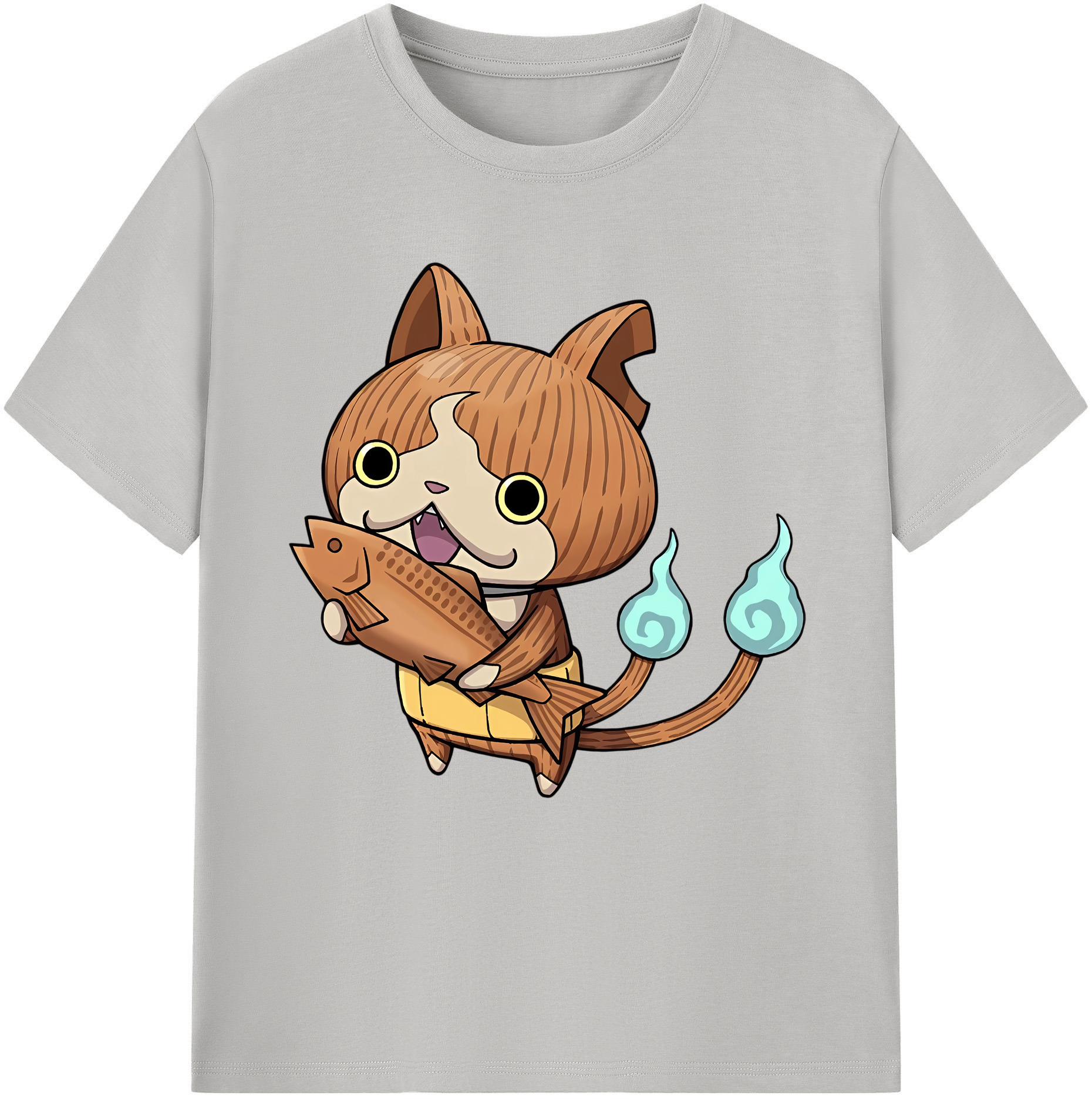 （画像用） 妖怪ウォッチ Yo-kai Watch レディースカジュアルプリントTシャツ（綿100％）