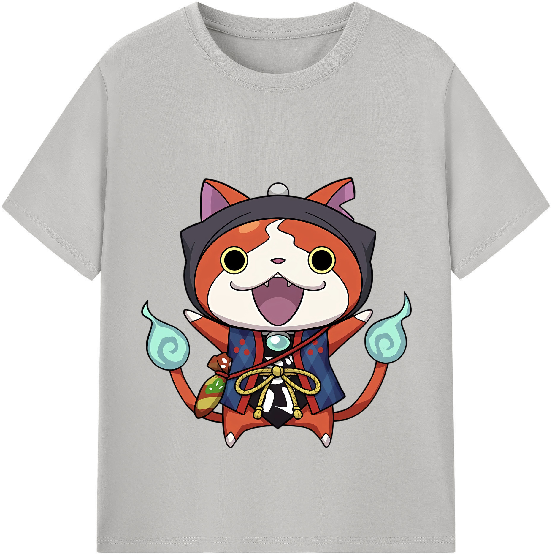 （画像用） 妖怪ウォッチ Yo-kai Watch レディースカジュアルプリントTシャツ（綿100％）