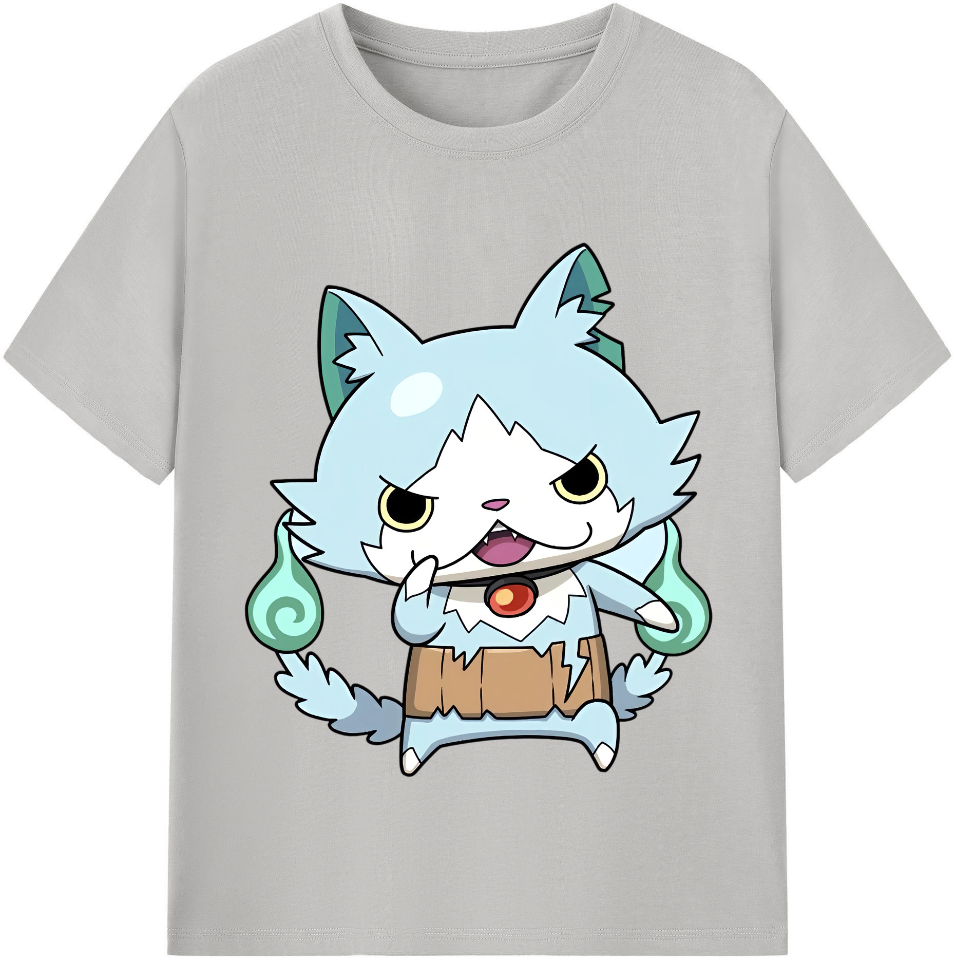 （画像用） 妖怪ウォッチ Yo-kai Watch レディースカジュアルプリントTシャツ（綿100％）