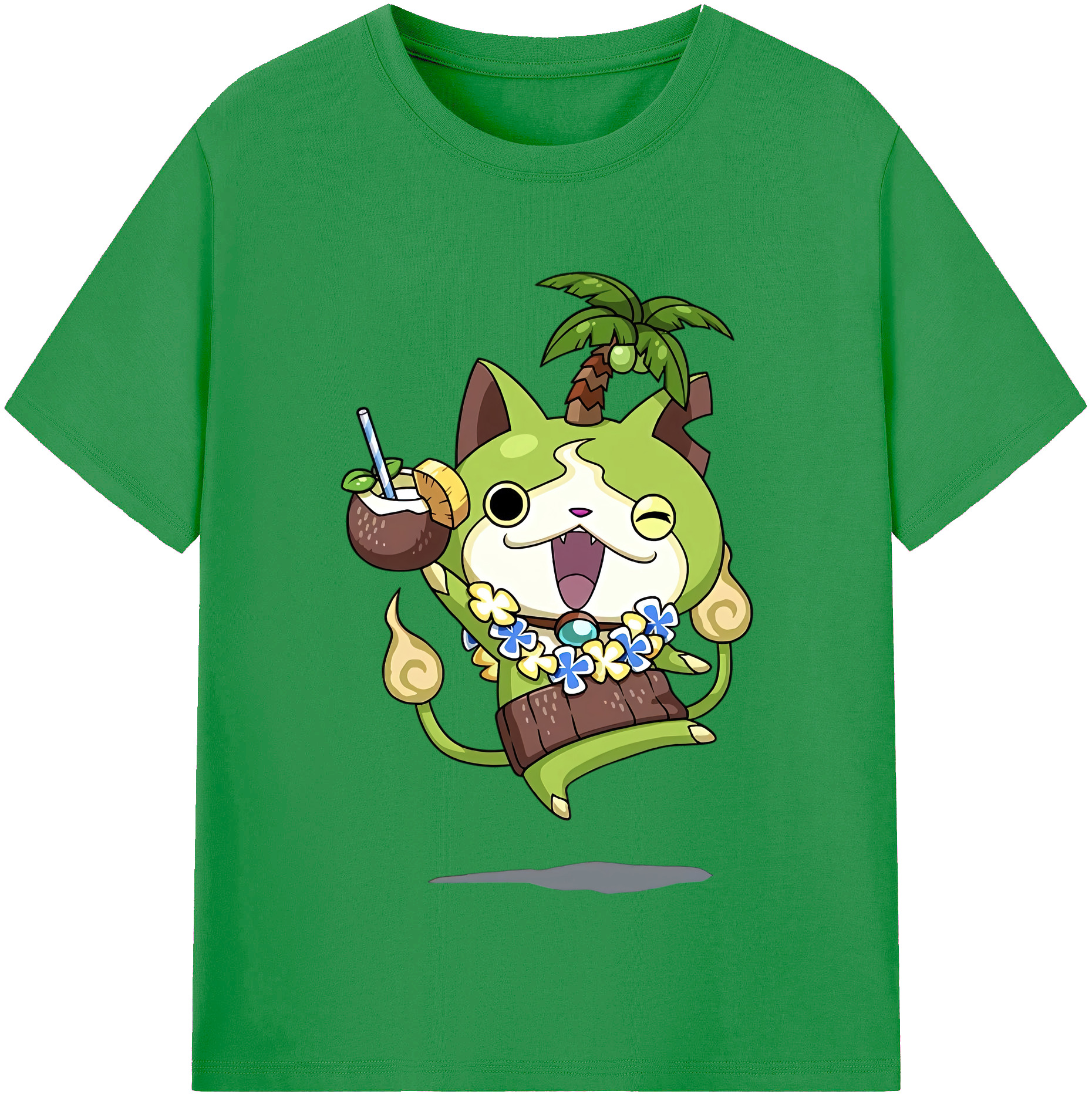 （画像用） 妖怪ウォッチ Yo-kai Watch レディースカジュアルプリントTシャツ（綿100％）