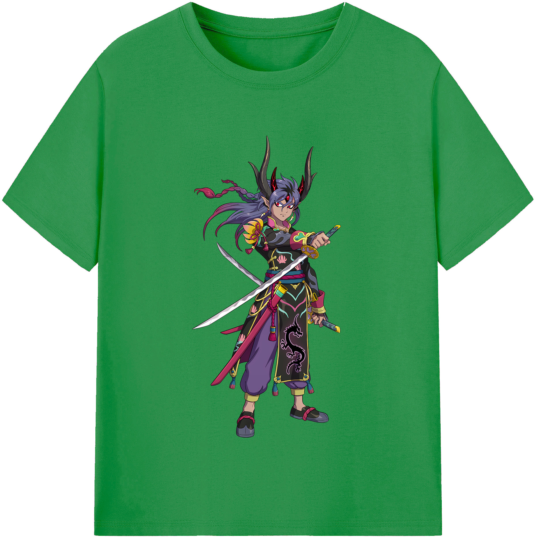 （画像用） 妖怪ウォッチ Yo-kai Watch レディースカジュアルプリントTシャツ（綿100％）