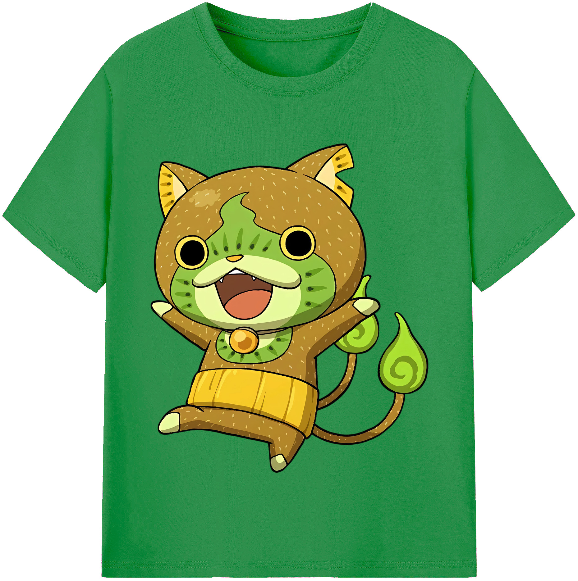 （画像用） 妖怪ウォッチ Yo-kai Watch レディースカジュアルプリントTシャツ（綿100％）