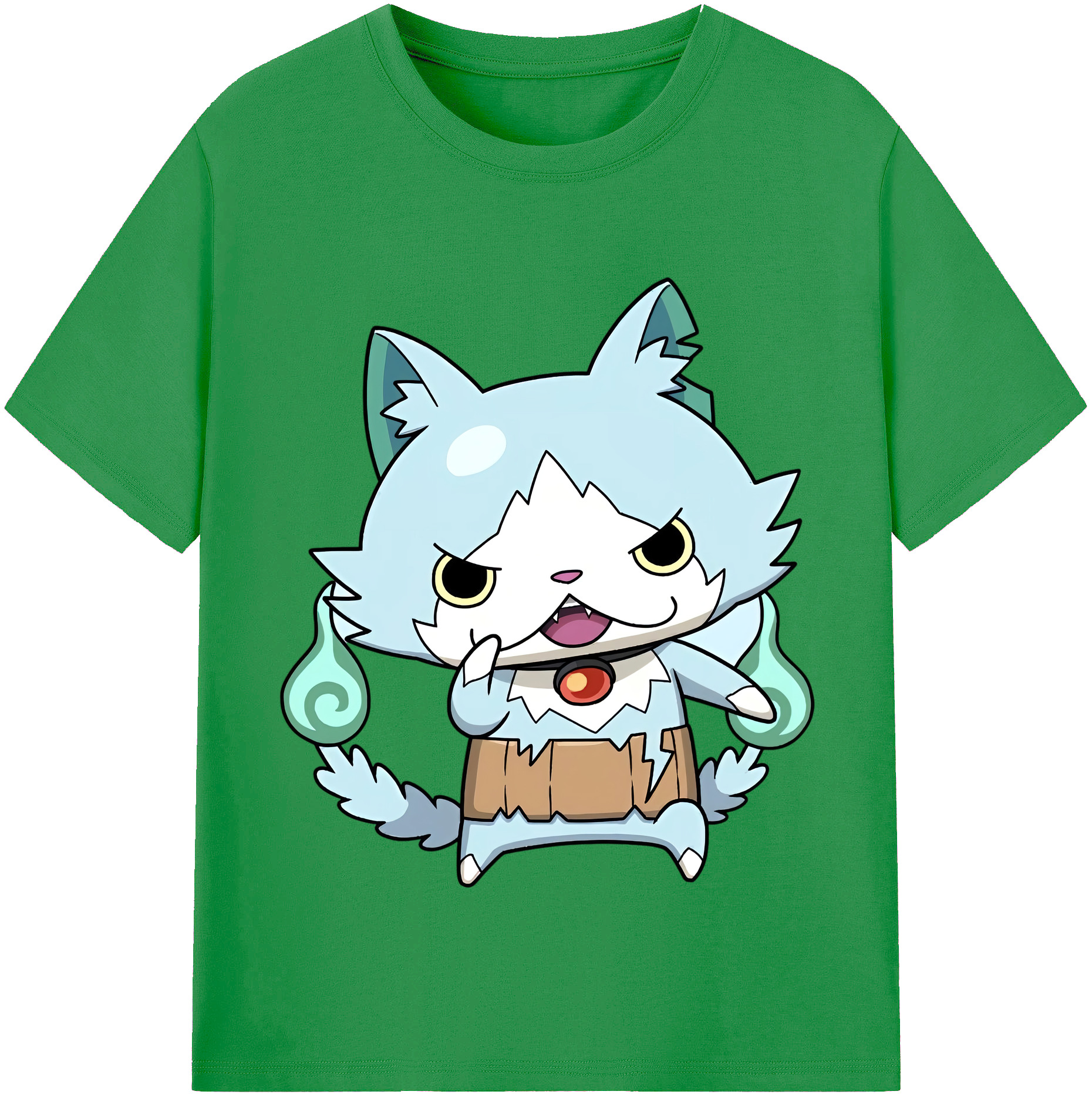 （画像用） 妖怪ウォッチ Yo-kai Watch レディースカジュアルプリントTシャツ（綿100％）