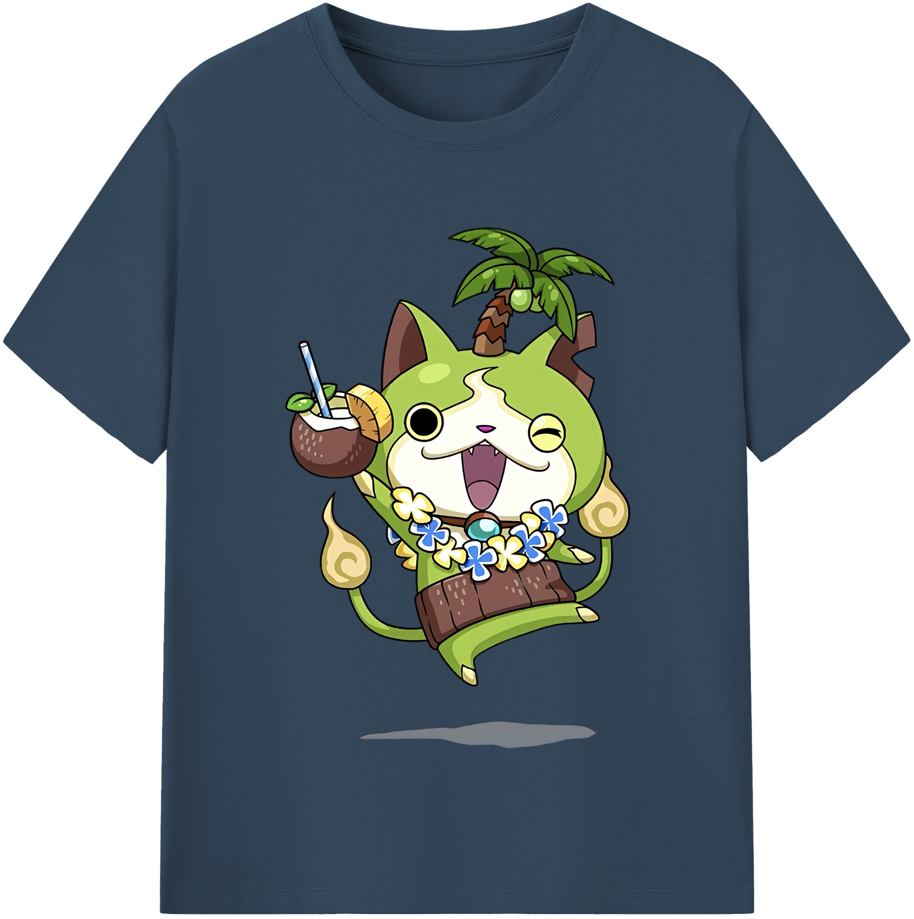 （画像用） 妖怪ウォッチ Yo-kai Watch レディースカジュアルプリントTシャツ（綿100％）