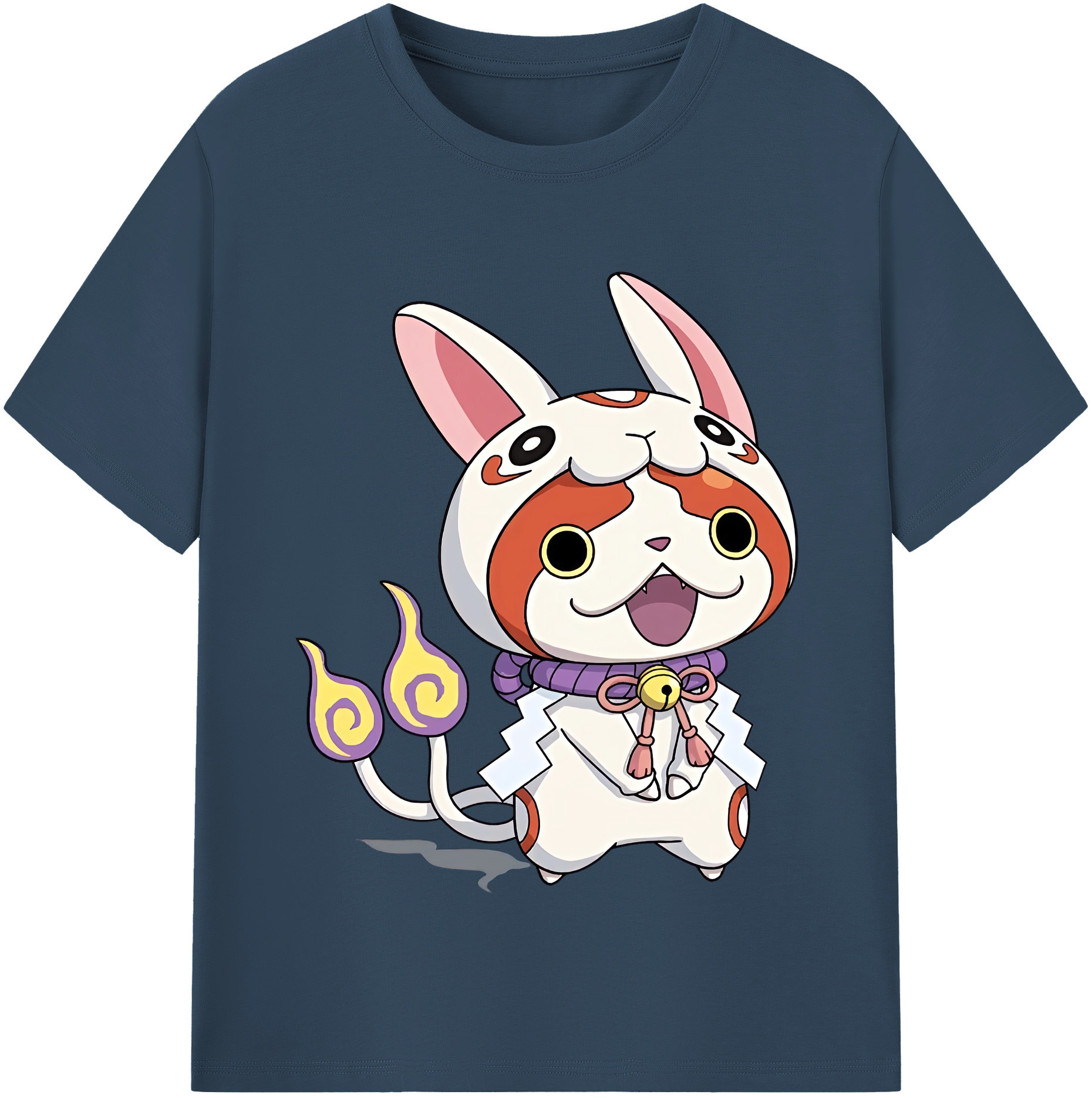（画像用） 妖怪ウォッチ Yo-kai Watch レディースカジュアルプリントTシャツ（綿100％）