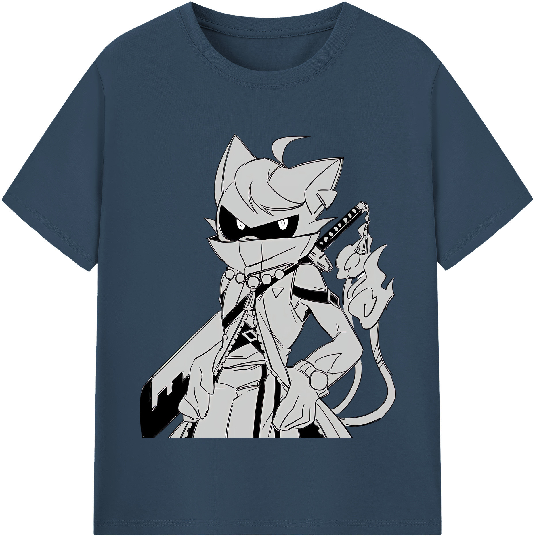 （画像用） 妖怪ウォッチ Yo-kai Watch レディースカジュアルプリントTシャツ（綿100％）