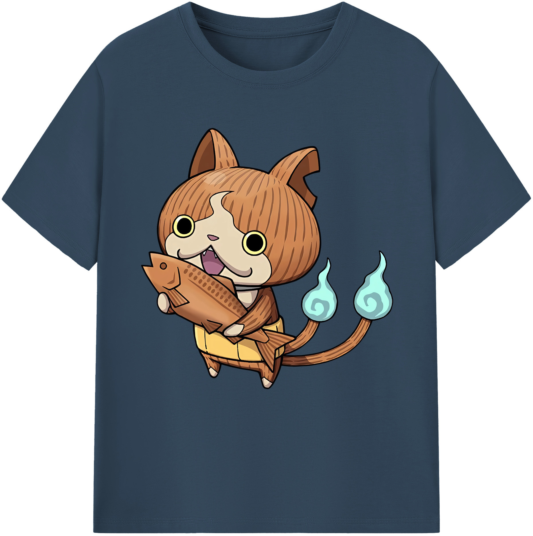 （画像用） 妖怪ウォッチ Yo-kai Watch レディースカジュアルプリントTシャツ（綿100％）