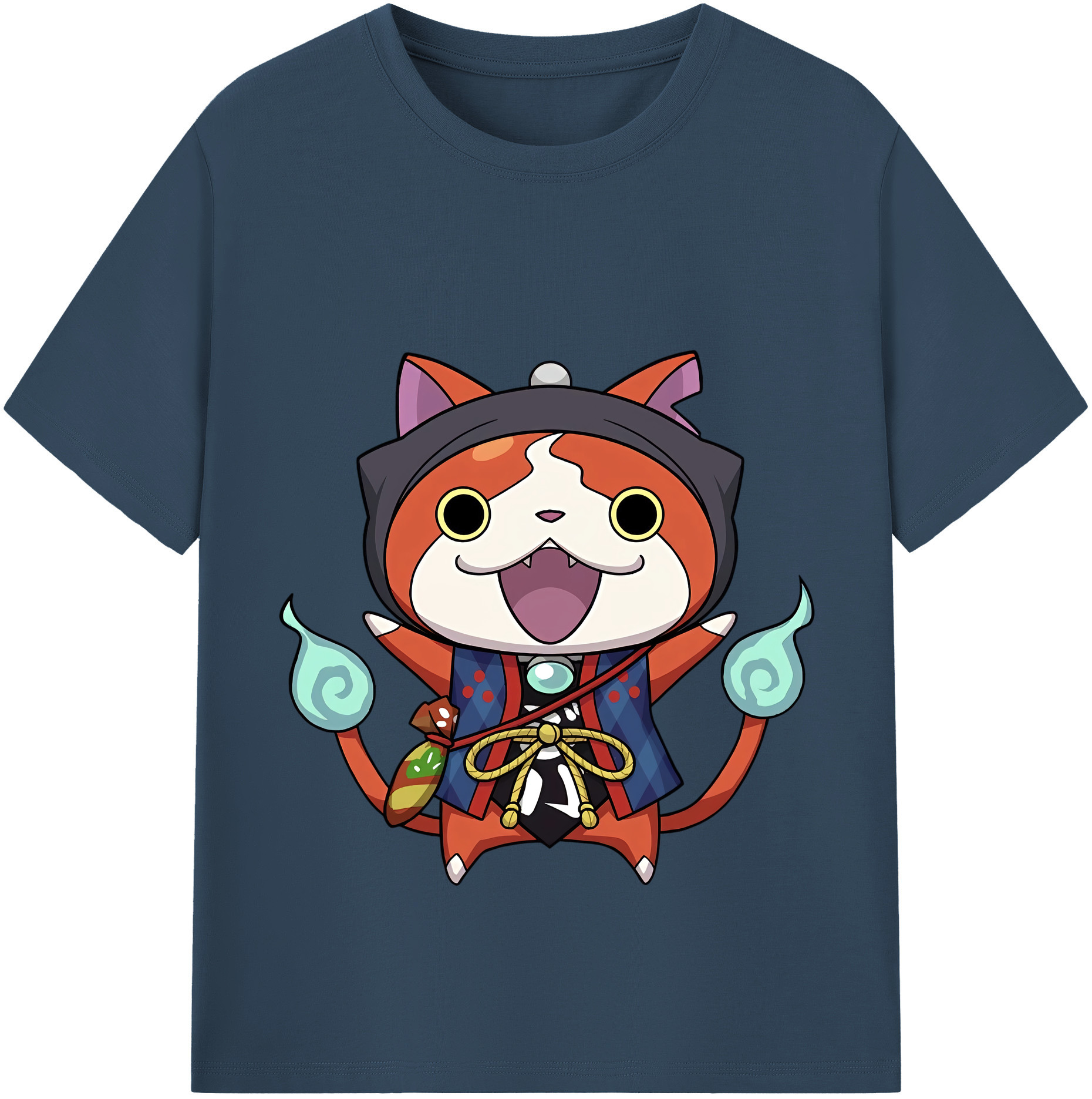 （画像用） 妖怪ウォッチ Yo-kai Watch レディースカジュアルプリントTシャツ（綿100％）