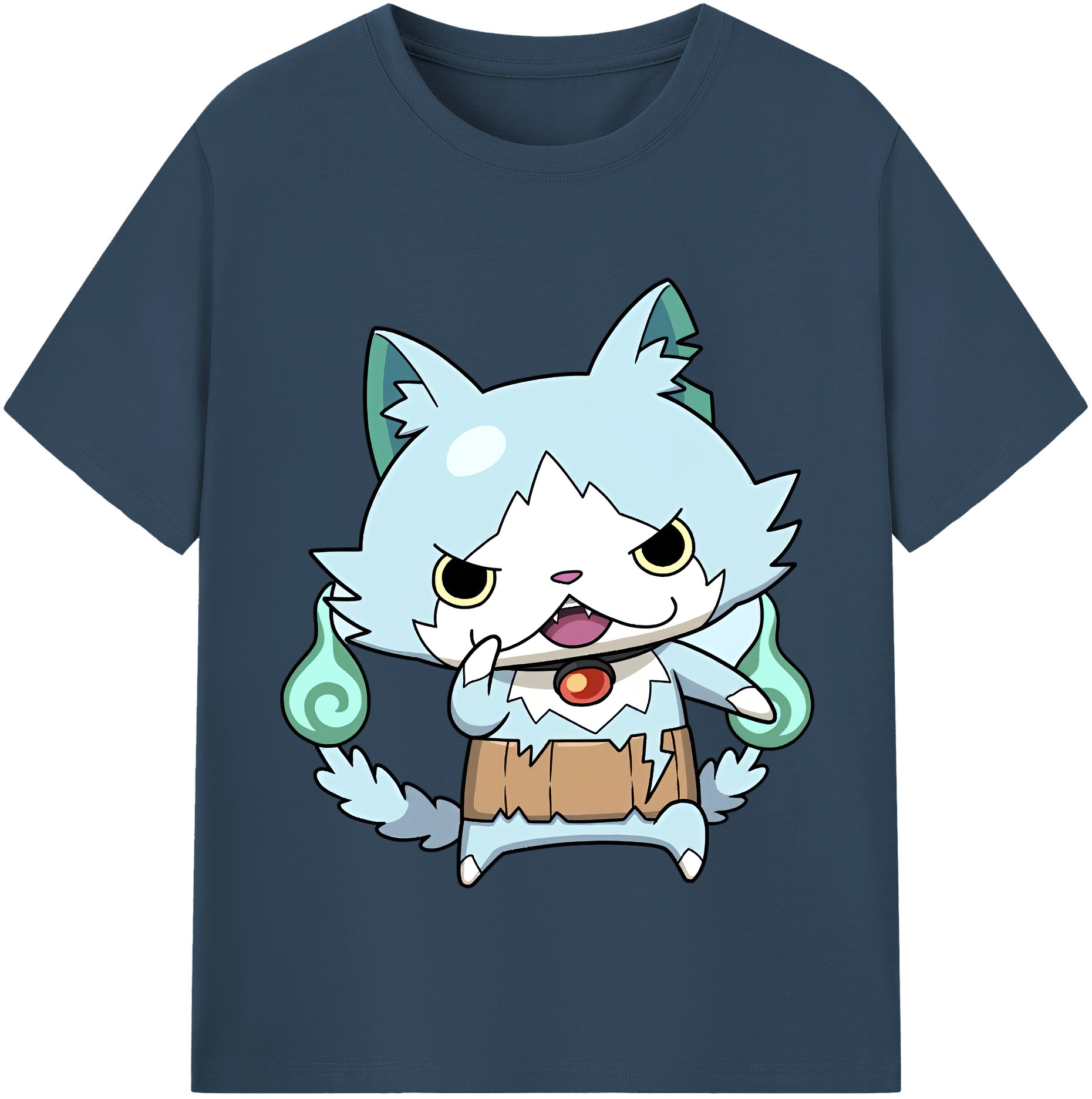 （画像用） 妖怪ウォッチ Yo-kai Watch レディースカジュアルプリントTシャツ（綿100％）