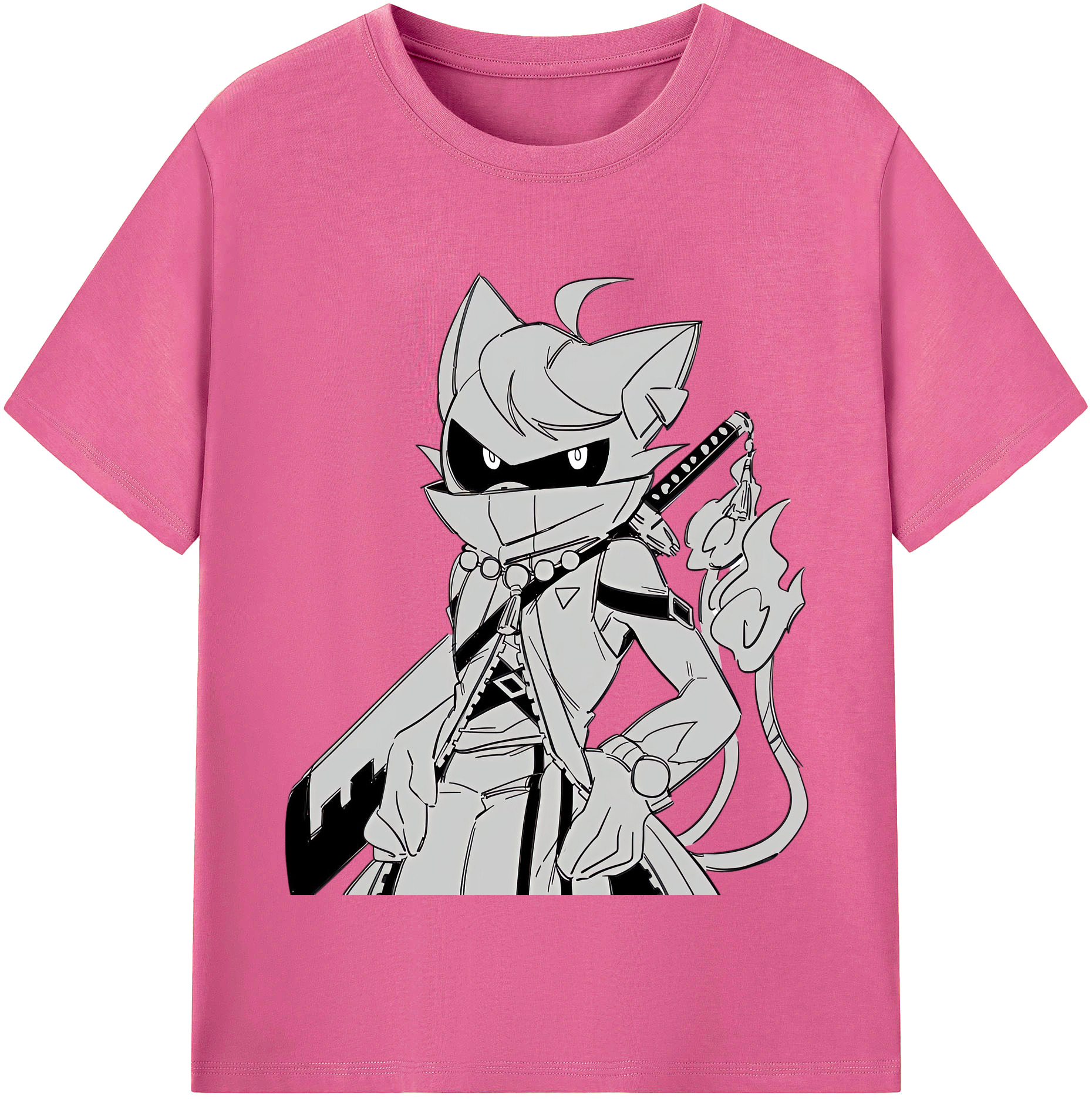 （画像用） 妖怪ウォッチ Yo-kai Watch レディースカジュアルプリントTシャツ（綿100％）