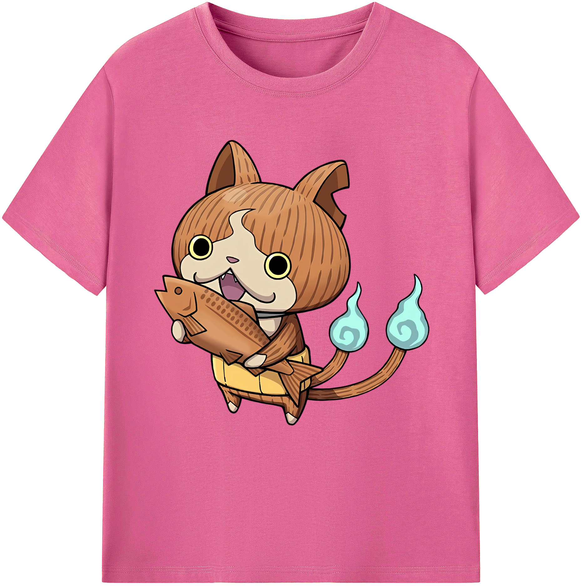 （画像用） 妖怪ウォッチ Yo-kai Watch レディースカジュアルプリントTシャツ（綿100％）