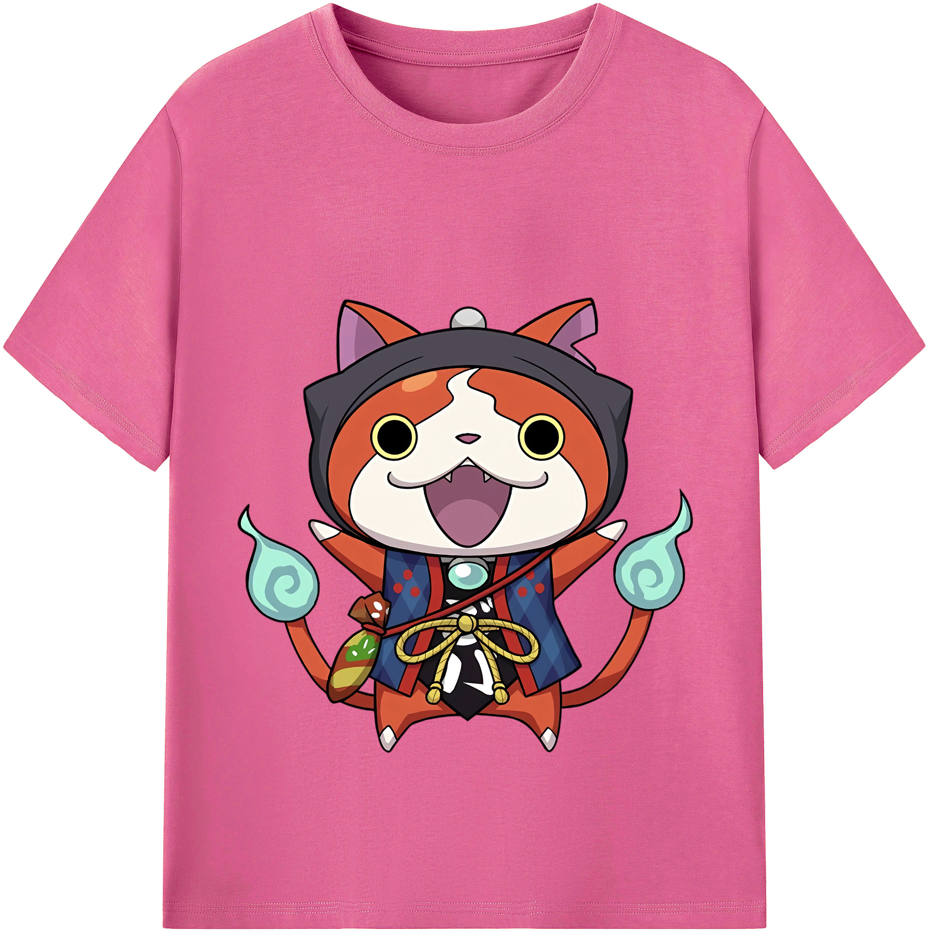 （画像用） 妖怪ウォッチ Yo-kai Watch レディースカジュアルプリントTシャツ（綿100％）