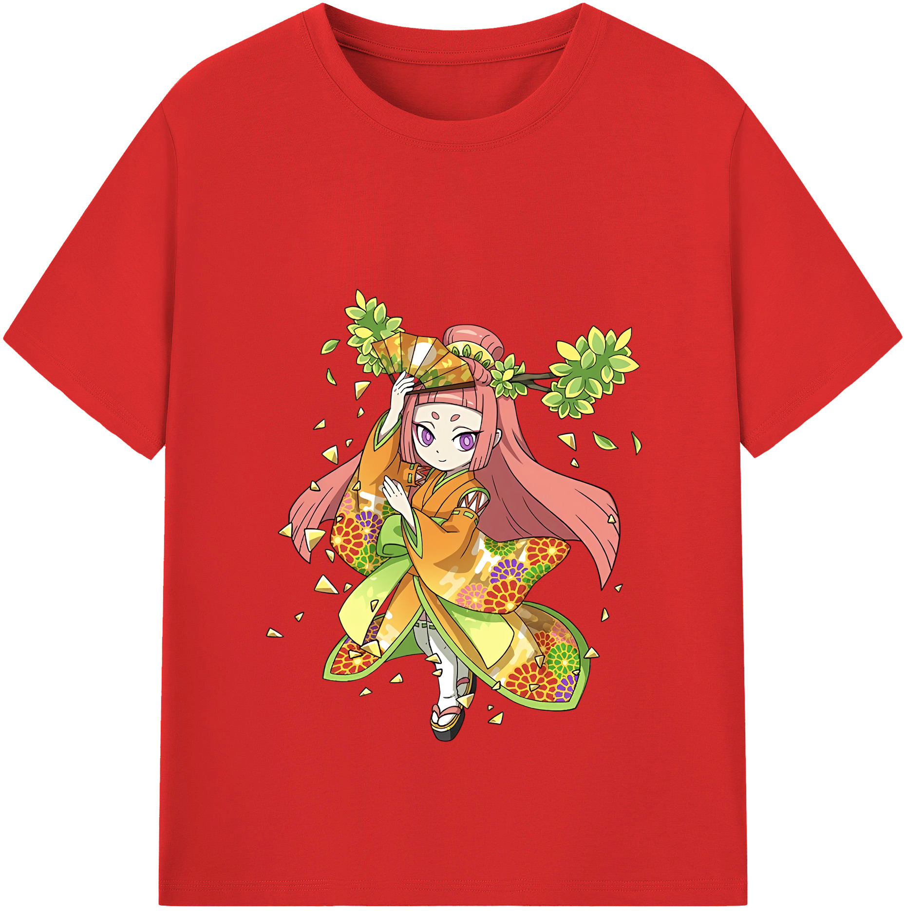 （画像用） 妖怪ウォッチ Yo-kai Watch レディースカジュアルプリントTシャツ（綿100％）