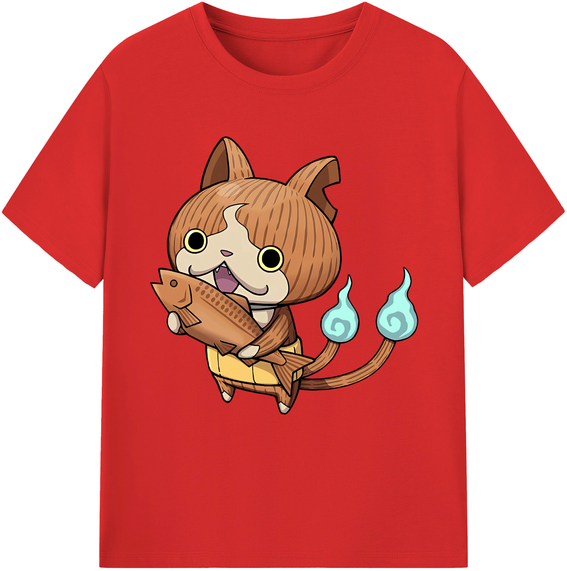 （画像用） 妖怪ウォッチ Yo-kai Watch レディースカジュアルプリントTシャツ（綿100％）