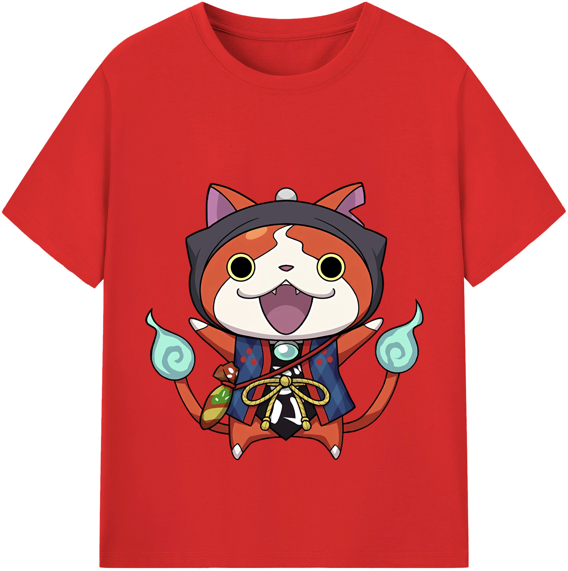 （画像用） 妖怪ウォッチ Yo-kai Watch レディースカジュアルプリントTシャツ（綿100％）