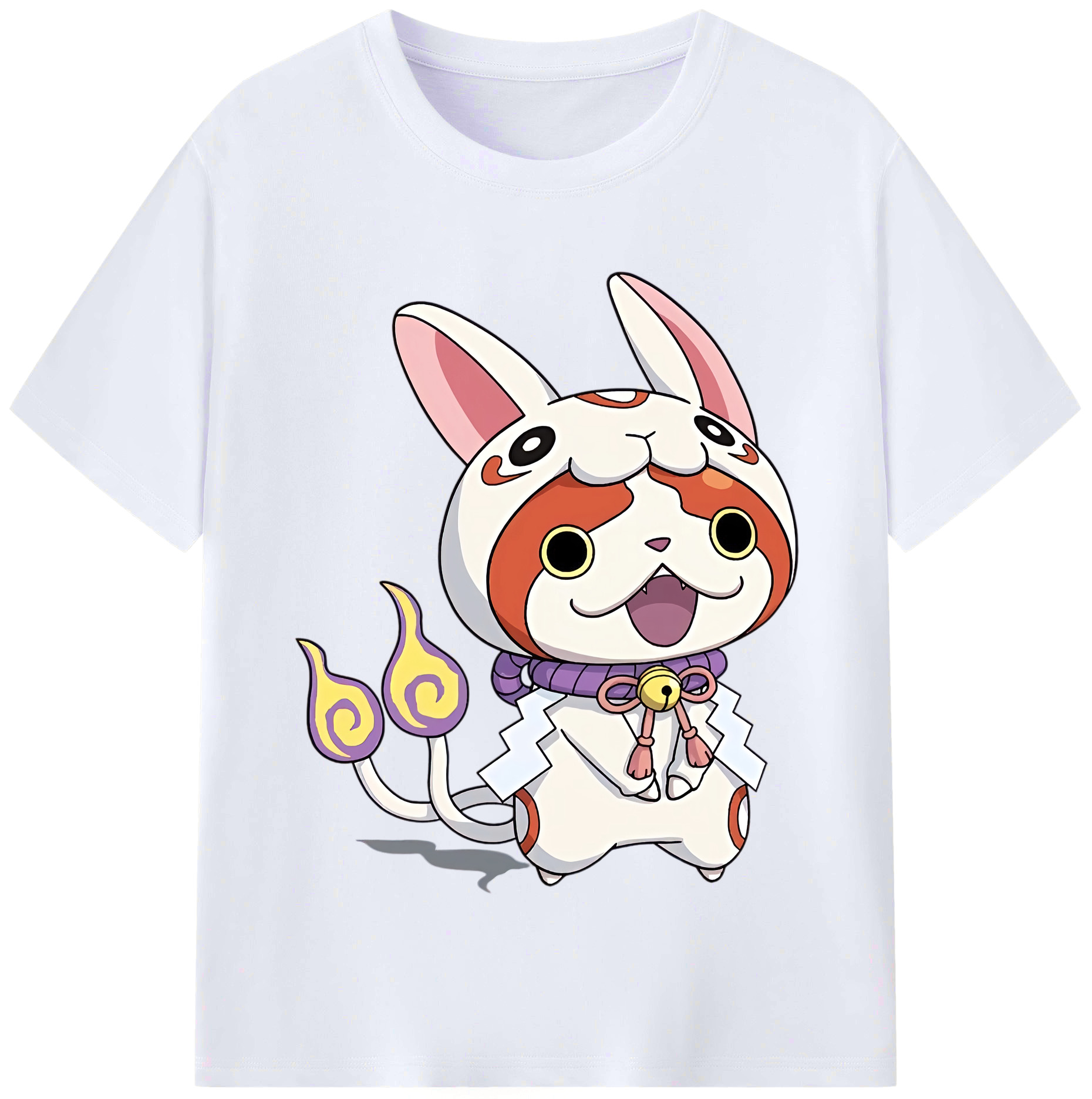 （画像用） 妖怪ウォッチ Yo-kai Watch レディースカジュアルプリントTシャツ（綿100％）