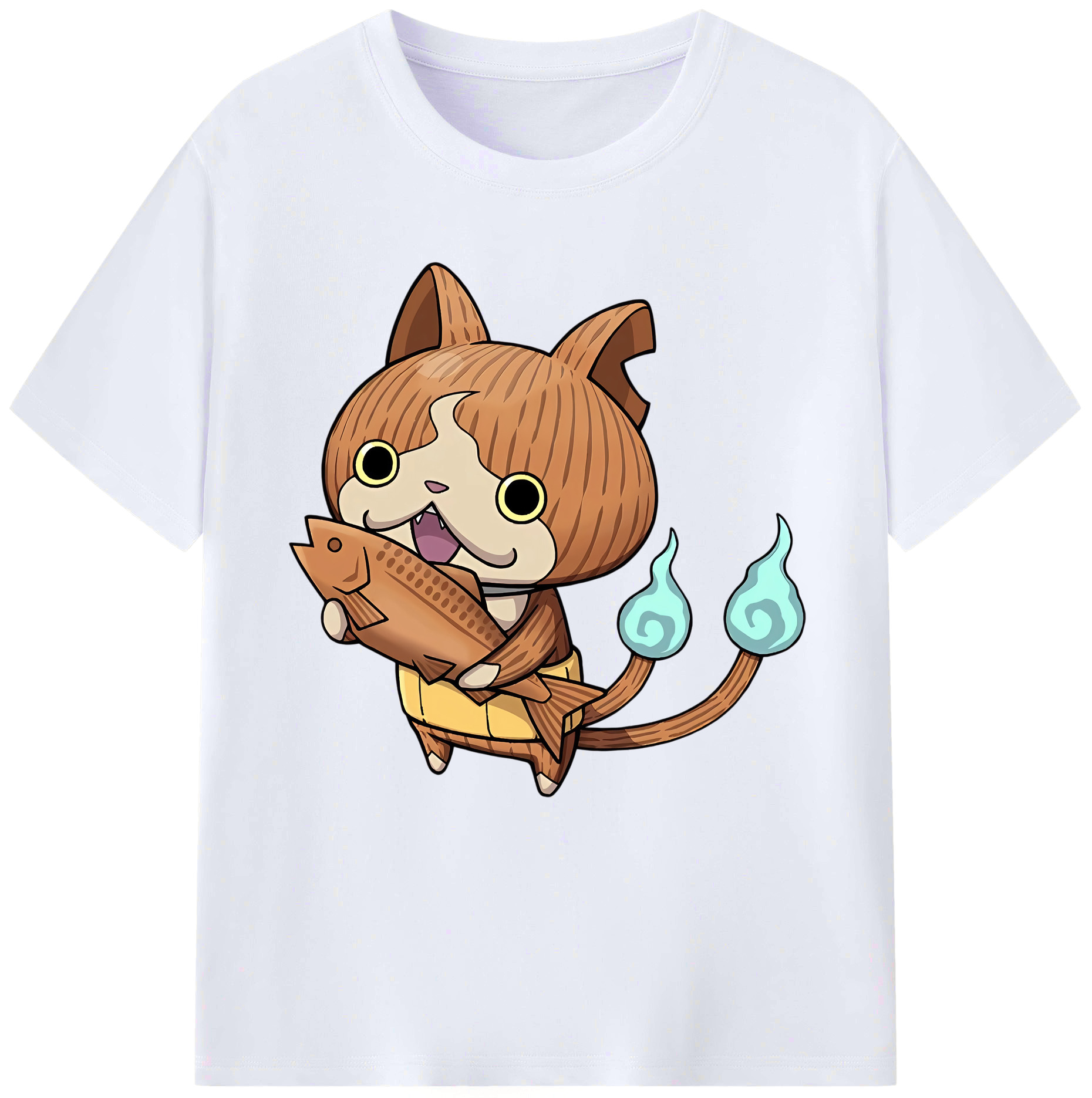（画像用） 妖怪ウォッチ Yo-kai Watch レディースカジュアルプリントTシャツ（綿100％）