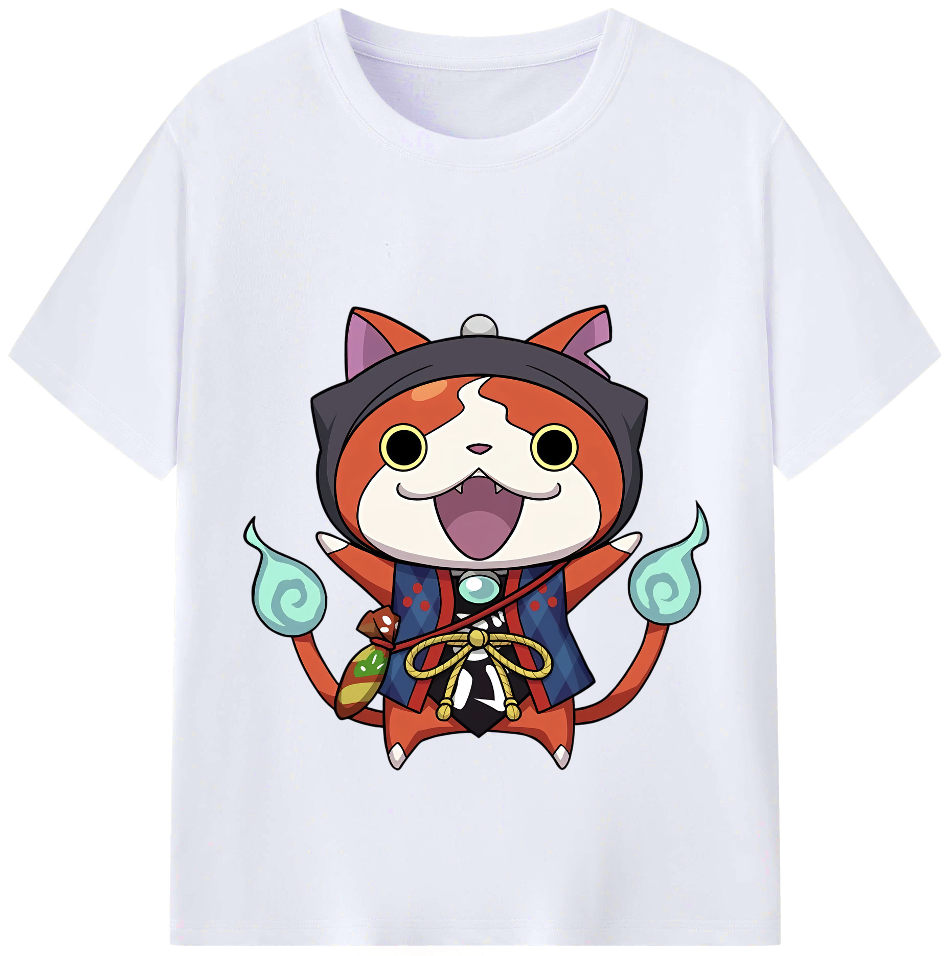 （画像用） 妖怪ウォッチ Yo-kai Watch レディースカジュアルプリントTシャツ（綿100％）