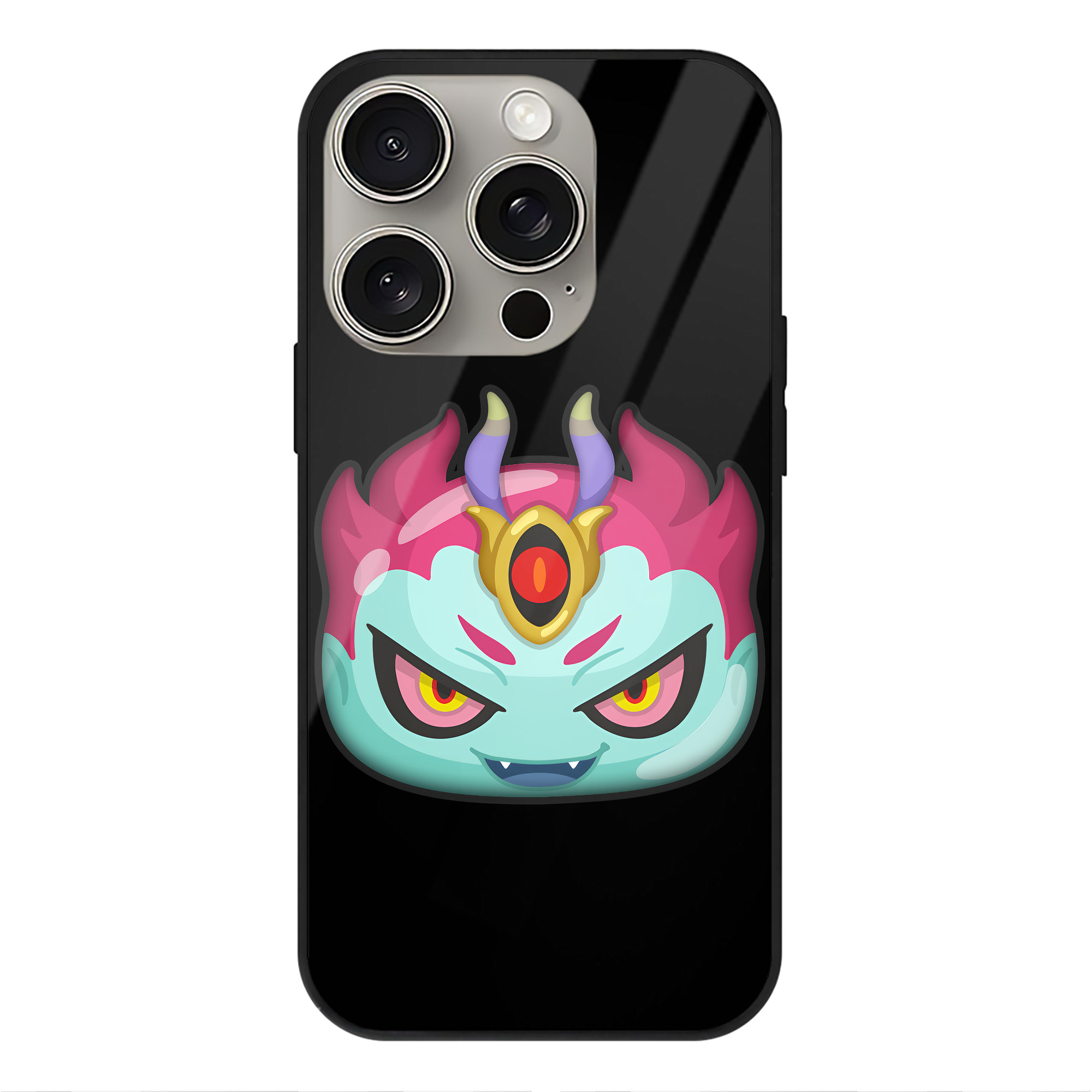 （画像用） 妖怪ウォッチ Yo-kai Watch 【iPhone15Pro対応】スマホケース 耐衝撃＆黄変防止 背面ガラス