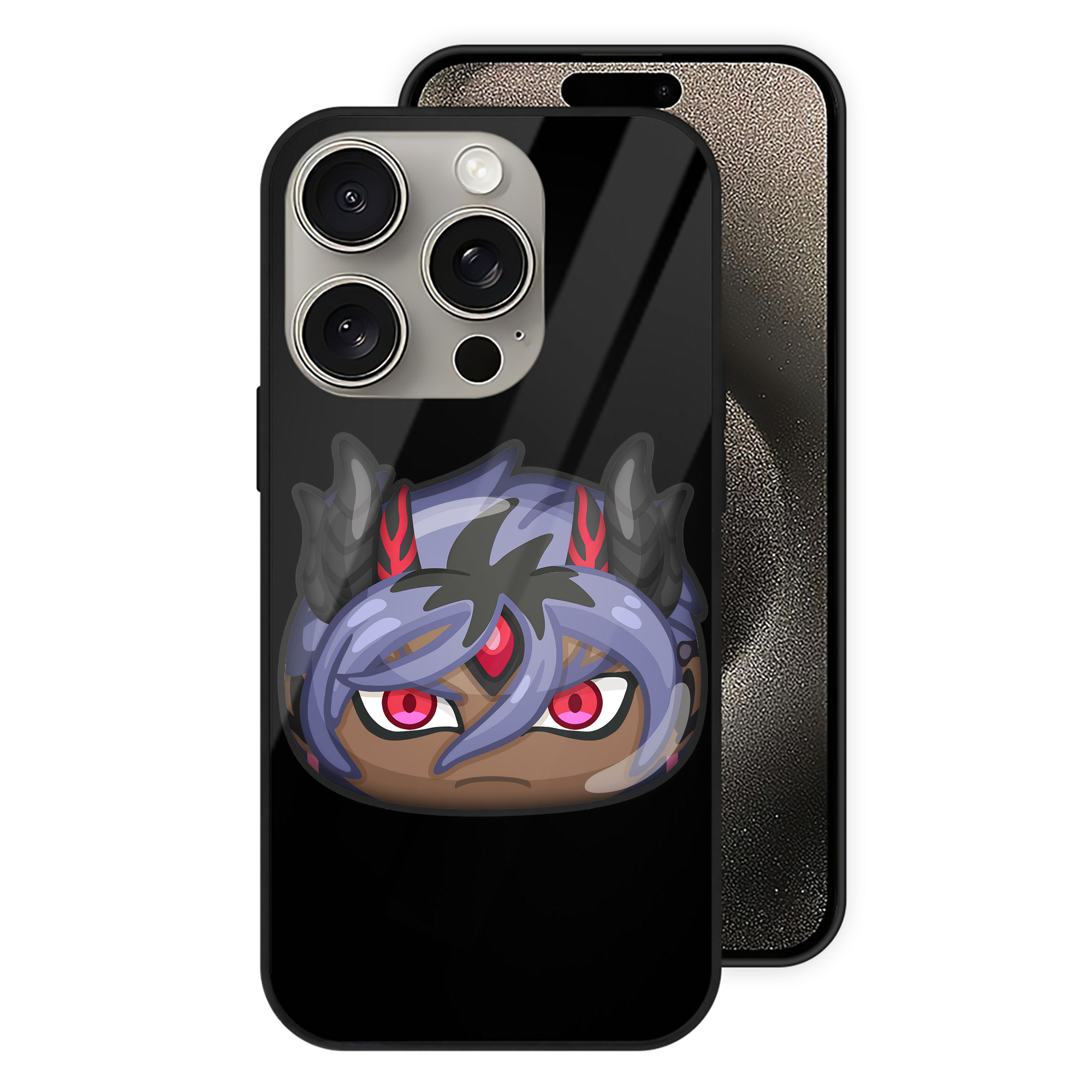 （画像用） 妖怪ウォッチ Yo-kai Watch 【iPhone15Pro対応】スマホケース 耐衝撃＆黄変防止 背面ガラス