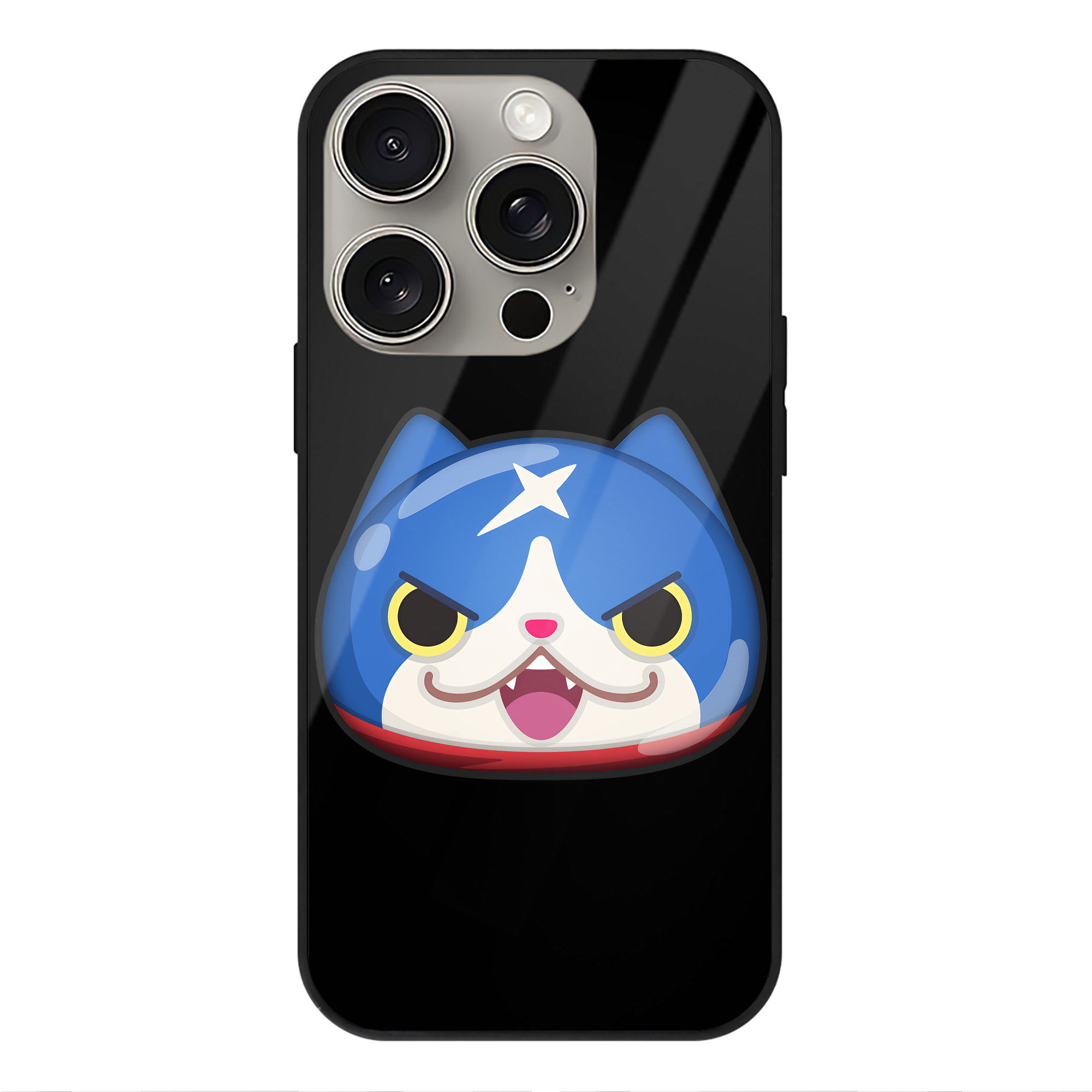 （画像用） 妖怪ウォッチ Yo-kai Watch 【iPhone15Pro対応】スマホケース 耐衝撃＆黄変防止 背面ガラス