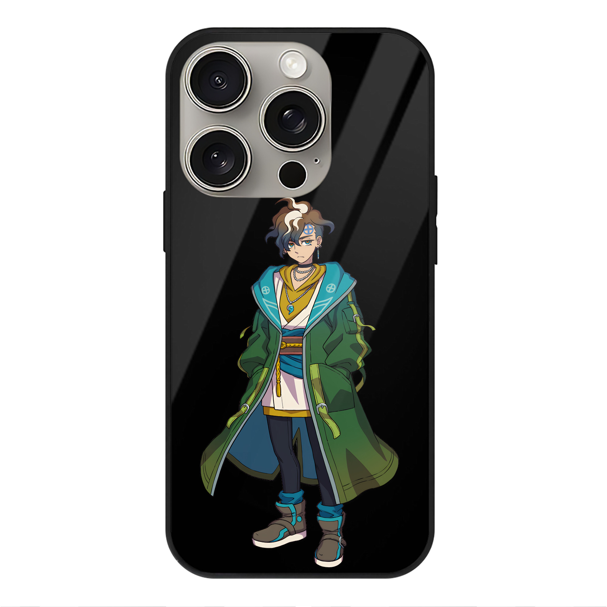 （画像用） 妖怪ウォッチ Yo-kai Watch 【iPhone15Pro対応】スマホケース 耐衝撃＆黄変防止 背面ガラス