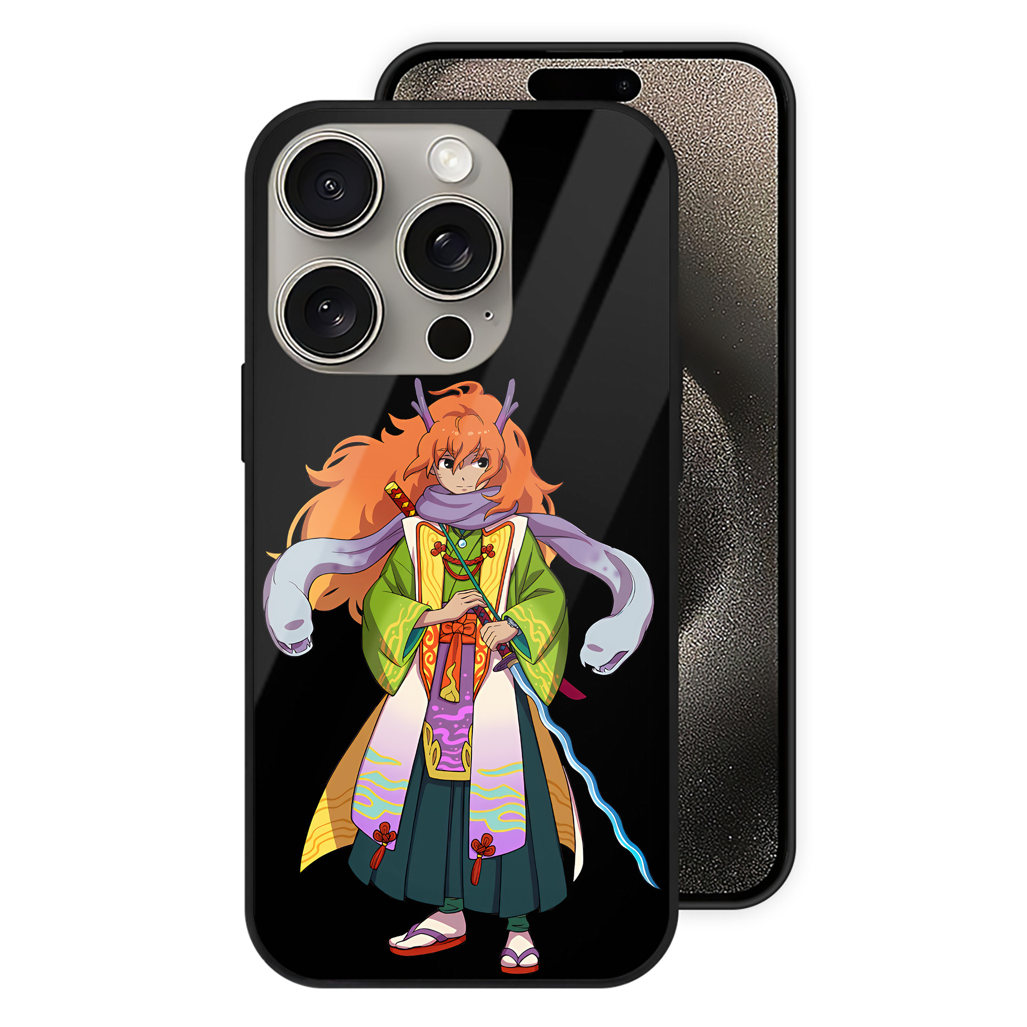 （画像用） 妖怪ウォッチ Yo-kai Watch 【iPhone15Pro対応】スマホケース 耐衝撃＆黄変防止 背面ガラス