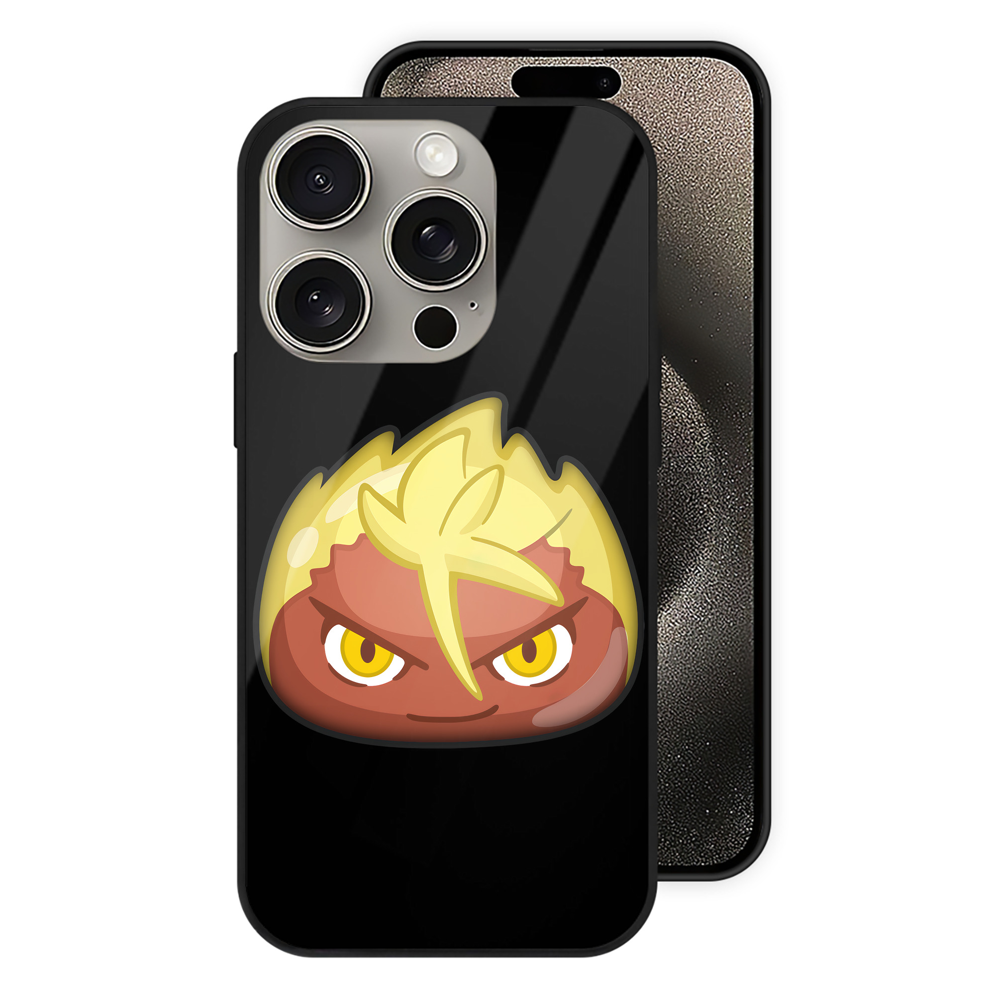 （画像用） 妖怪ウォッチ Yo-kai Watch 【iPhone15Pro対応】スマホケース 耐衝撃＆黄変防止 背面ガラス