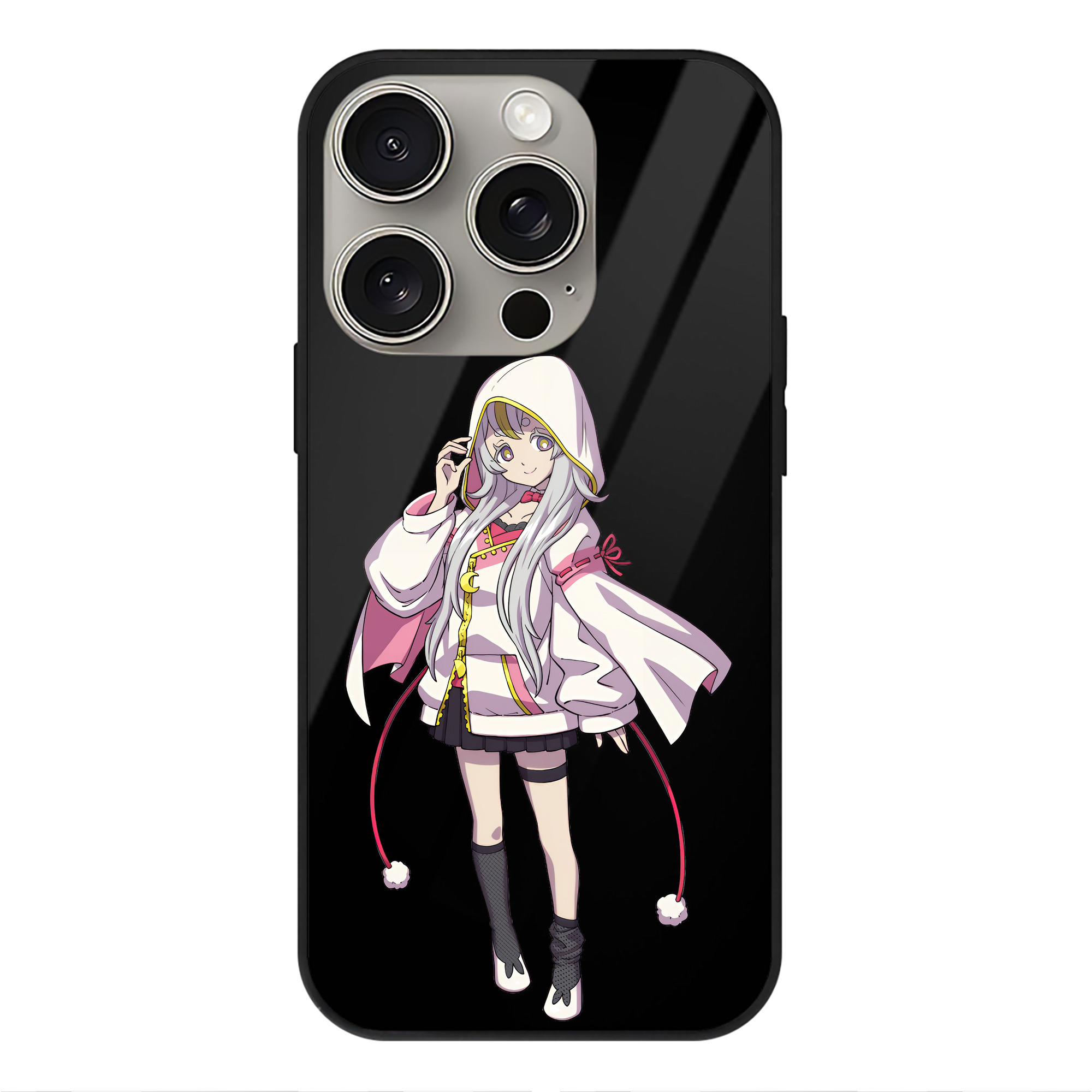 （画像用） 妖怪ウォッチ Yo-kai Watch 【iPhone15Pro対応】スマホケース 耐衝撃＆黄変防止 背面ガラス