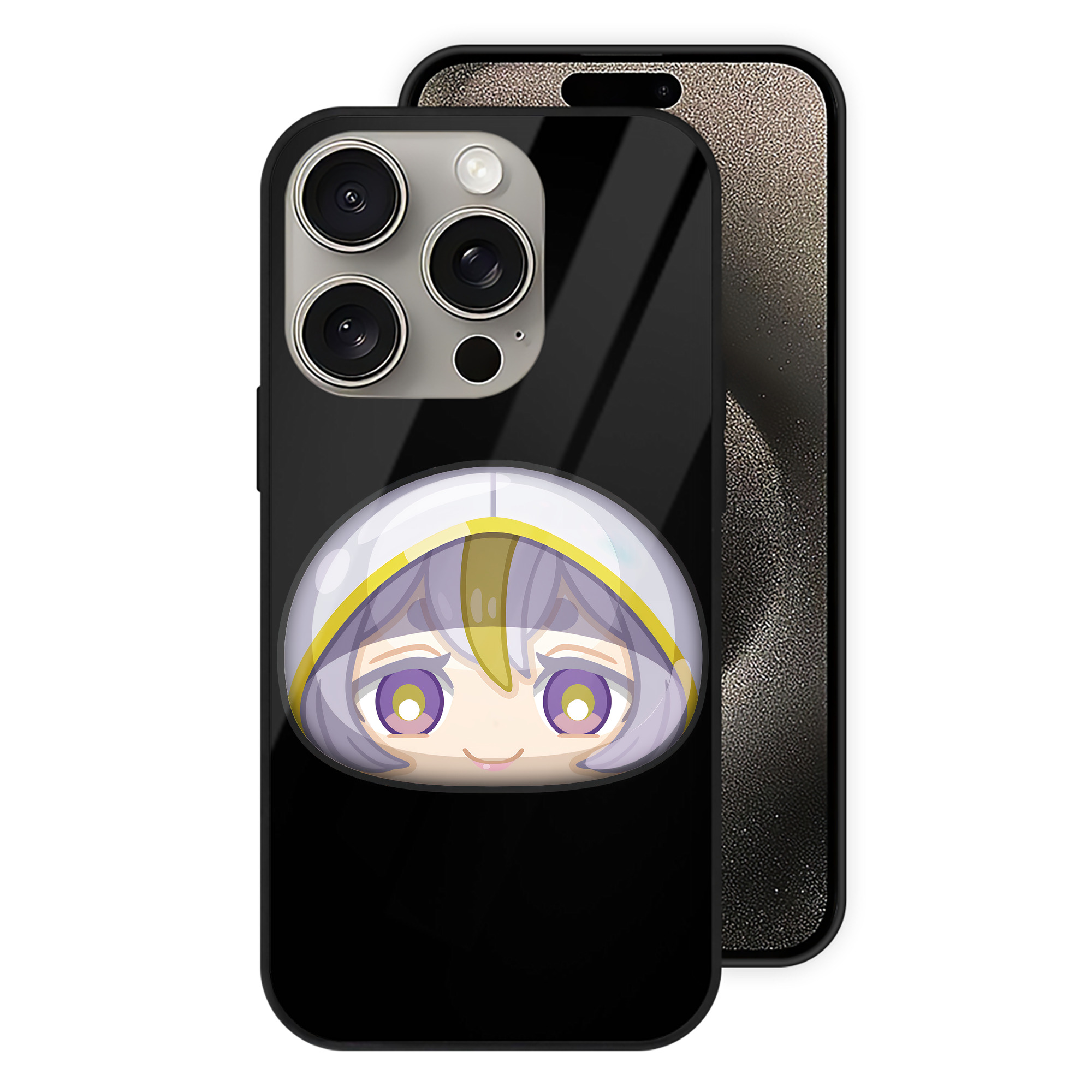 （画像用） 妖怪ウォッチ Yo-kai Watch 【iPhone15Pro対応】スマホケース 耐衝撃＆黄変防止 背面ガラス