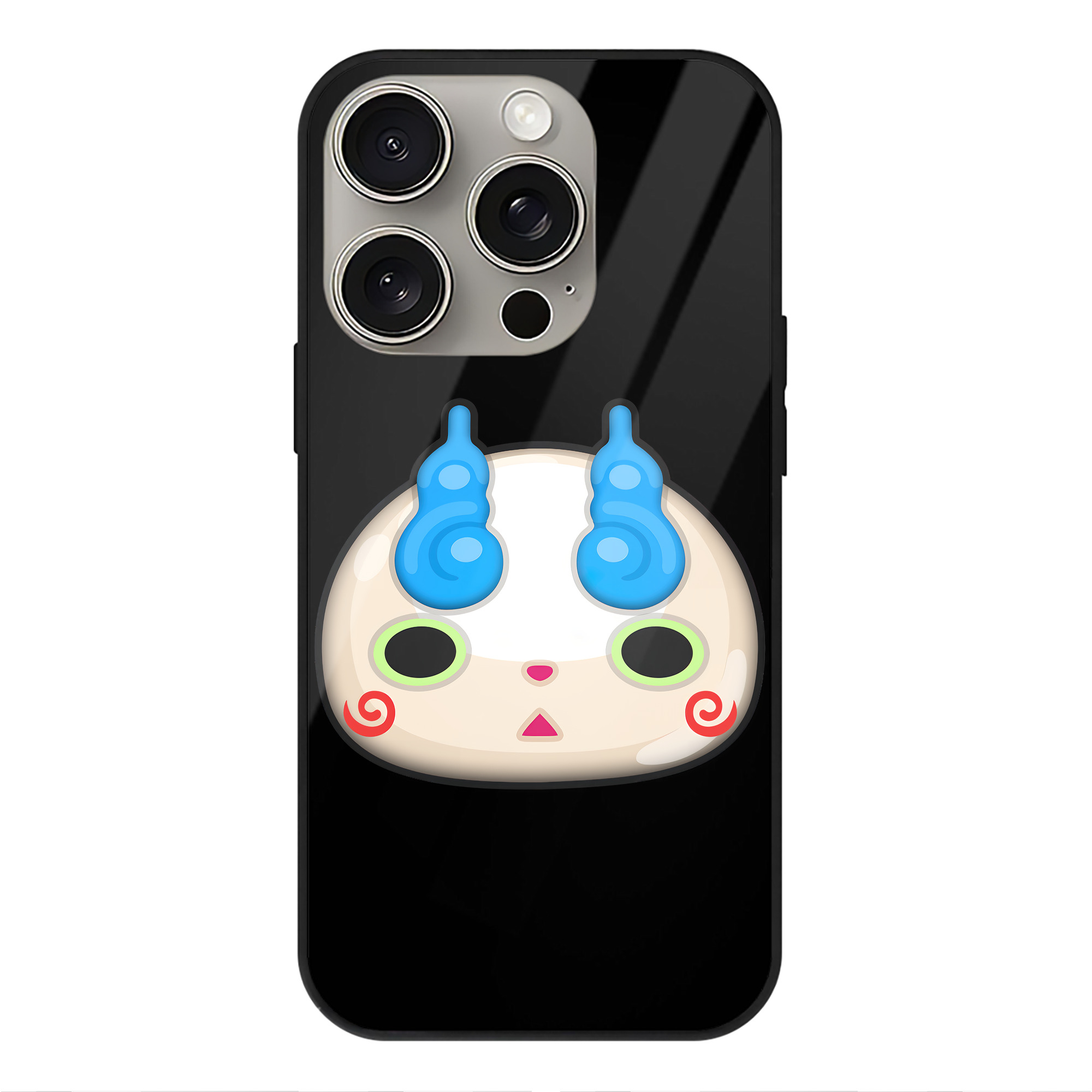 （画像用） 妖怪ウォッチ Yo-kai Watch 【iPhone15Pro対応】スマホケース 耐衝撃＆黄変防止 背面ガラス