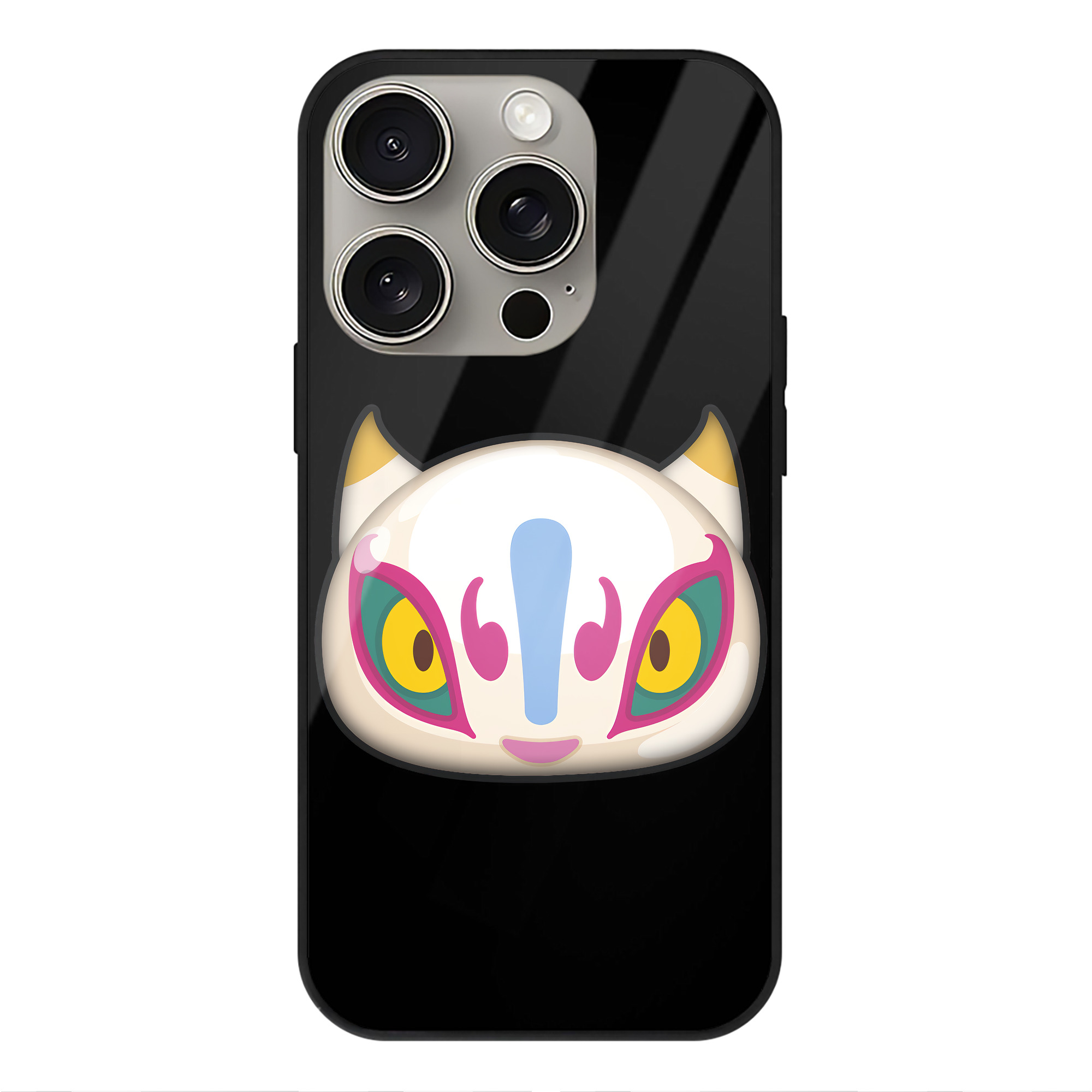 （画像用） 妖怪ウォッチ Yo-kai Watch 【iPhone15Pro対応】スマホケース 耐衝撃＆黄変防止 背面ガラス