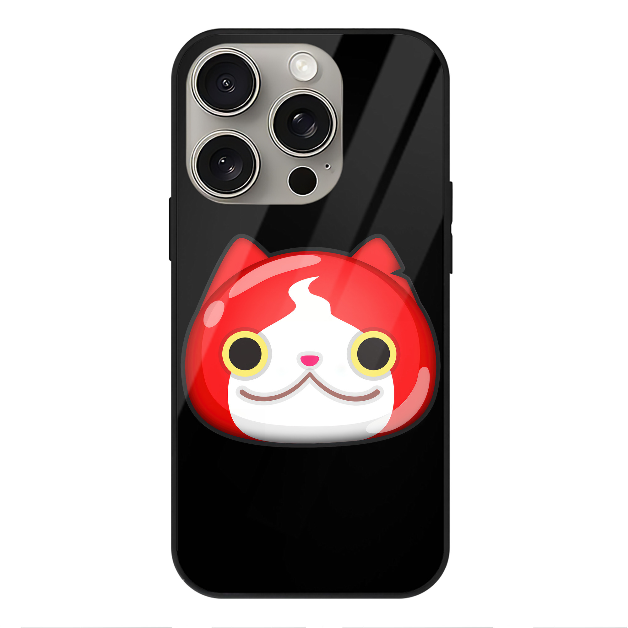 （画像用） 妖怪ウォッチ Yo-kai Watch 【iPhone15Pro対応】スマホケース 耐衝撃＆黄変防止 背面ガラス