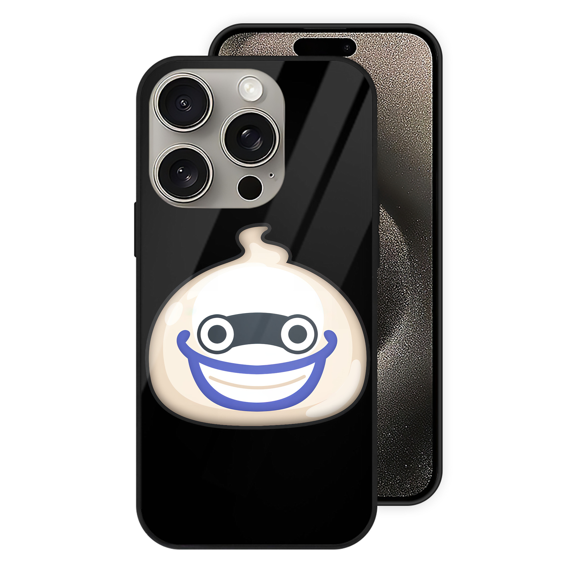 （画像用） 妖怪ウォッチ Yo-kai Watch 【iPhone15Pro対応】スマホケース 耐衝撃＆黄変防止 背面ガラス