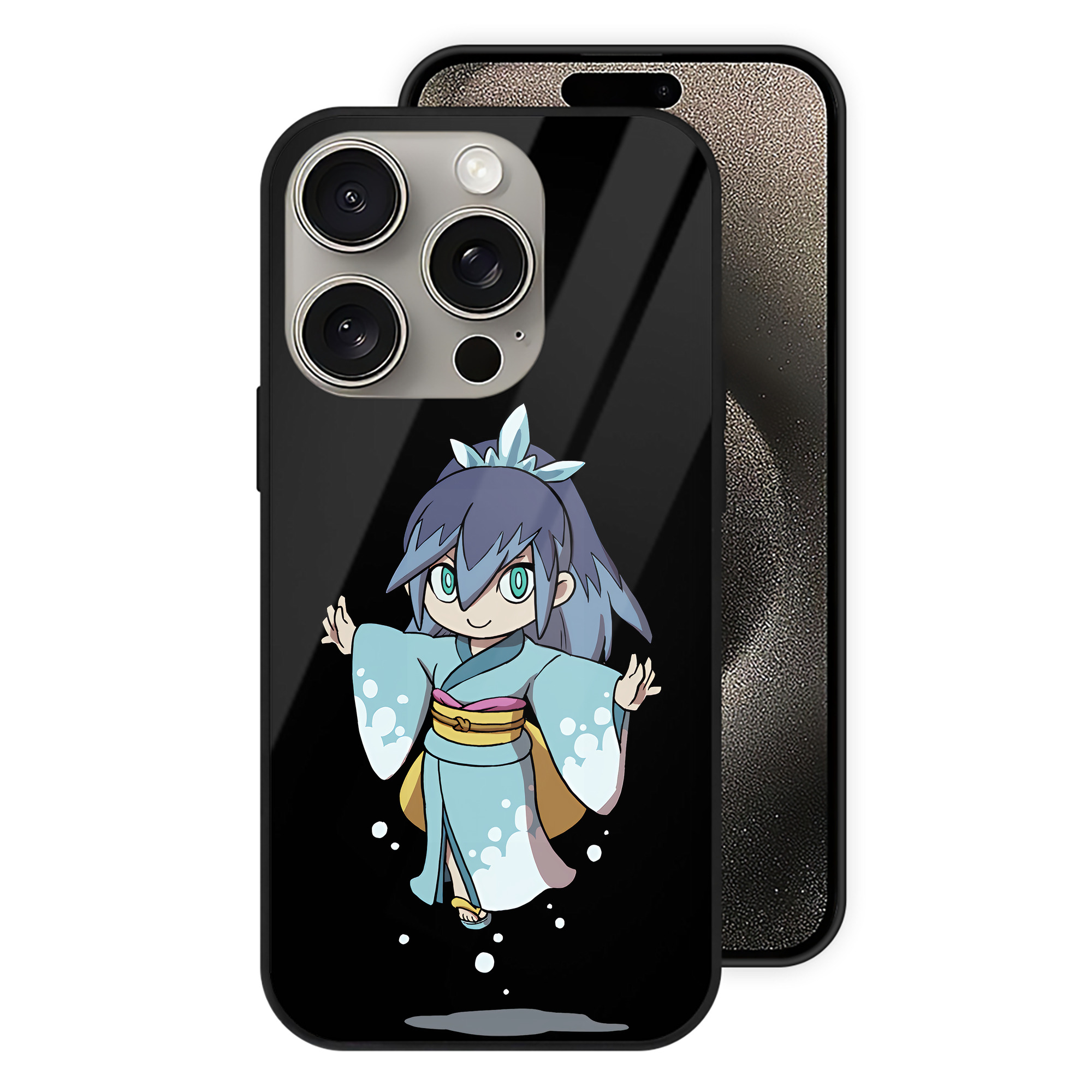 （画像用） 妖怪ウォッチ Yo-kai Watch 【iPhone15Pro対応】スマホケース 耐衝撃＆黄変防止 背面ガラス