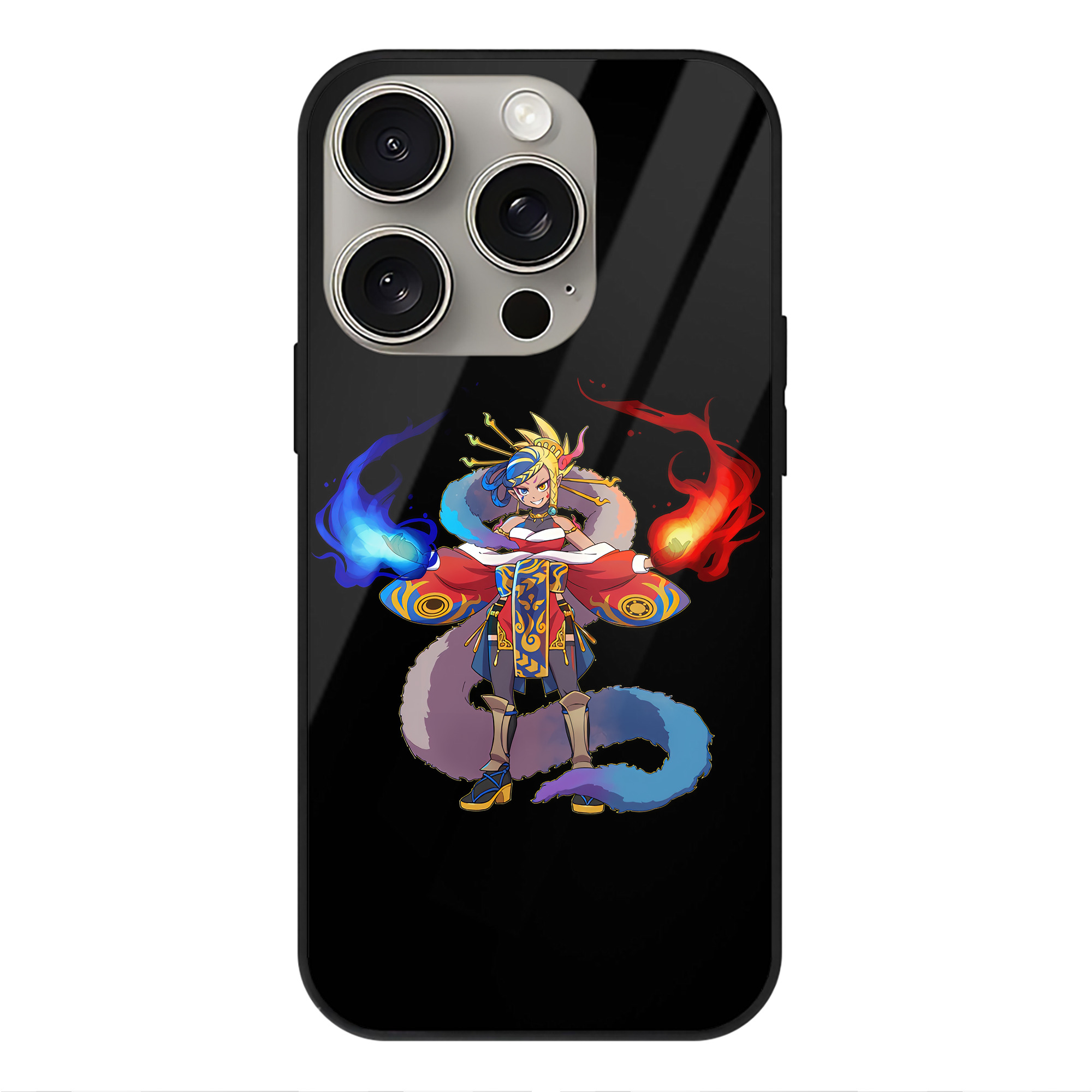 （画像用） 妖怪ウォッチ Yo-kai Watch 【iPhone15Pro対応】スマホケース 耐衝撃＆黄変防止 背面ガラス