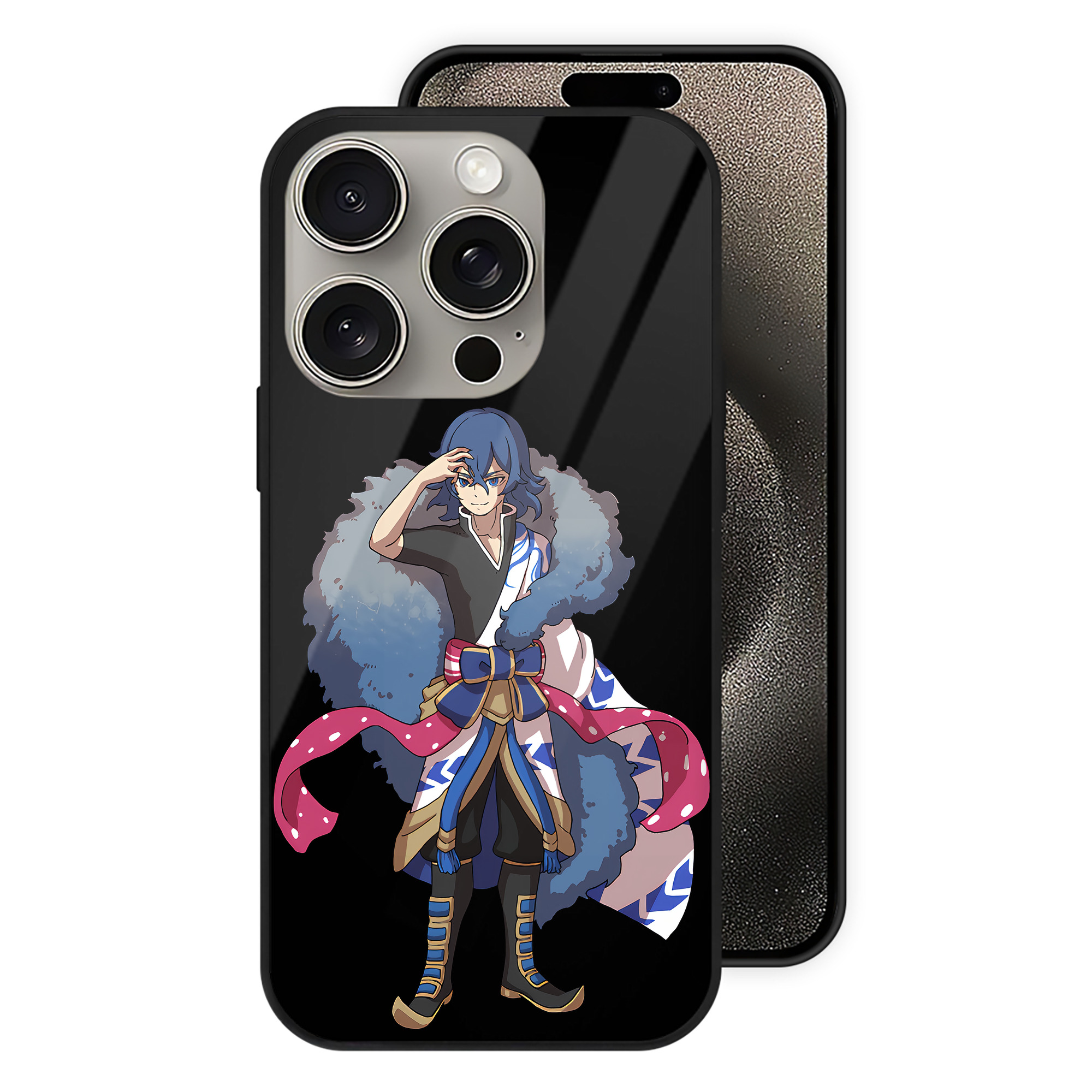 （画像用） 妖怪ウォッチ Yo-kai Watch 【iPhone15Pro対応】スマホケース 耐衝撃＆黄変防止 背面ガラス