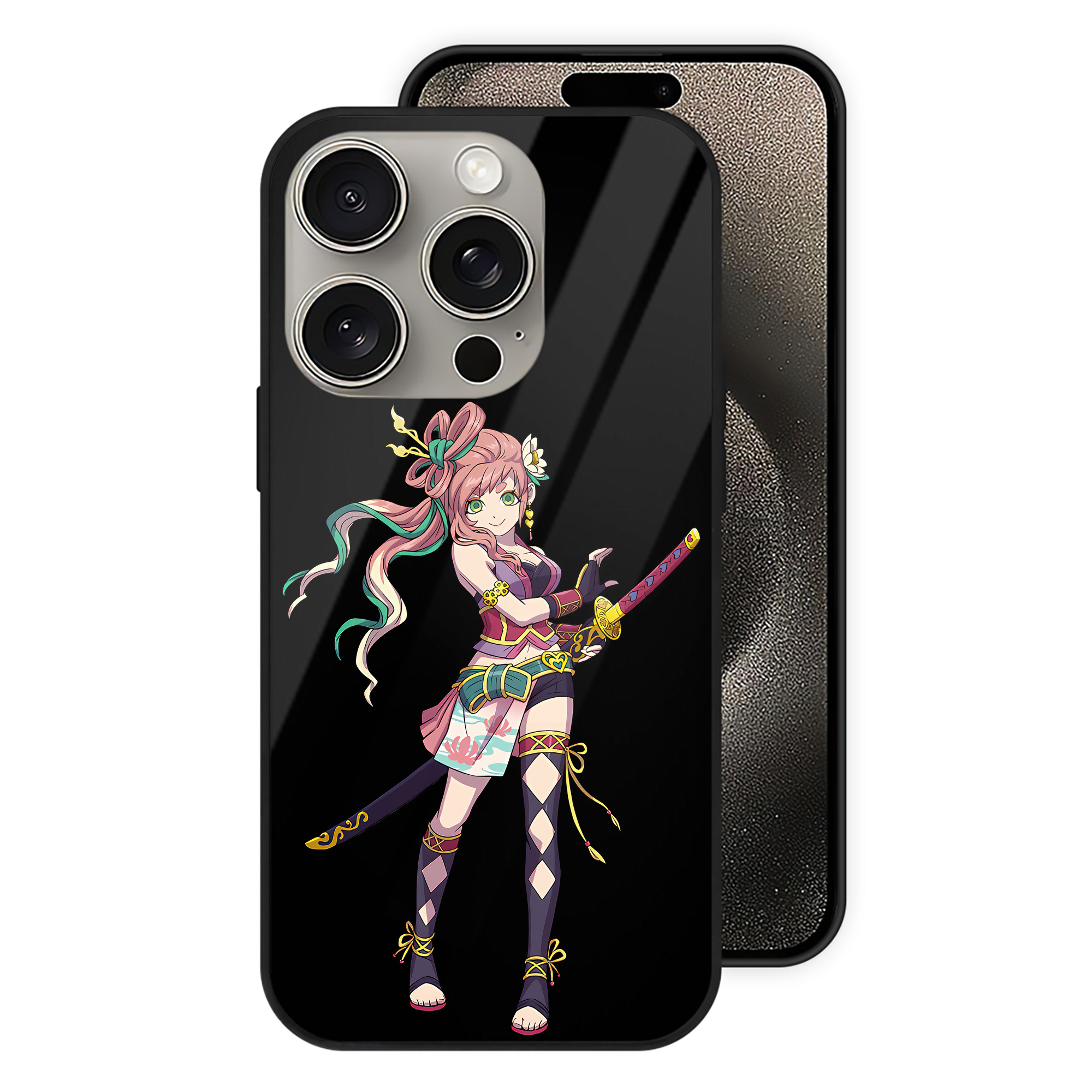 （画像用） 妖怪ウォッチ Yo-kai Watch 【iPhone15Pro対応】スマホケース 耐衝撃＆黄変防止 背面ガラス