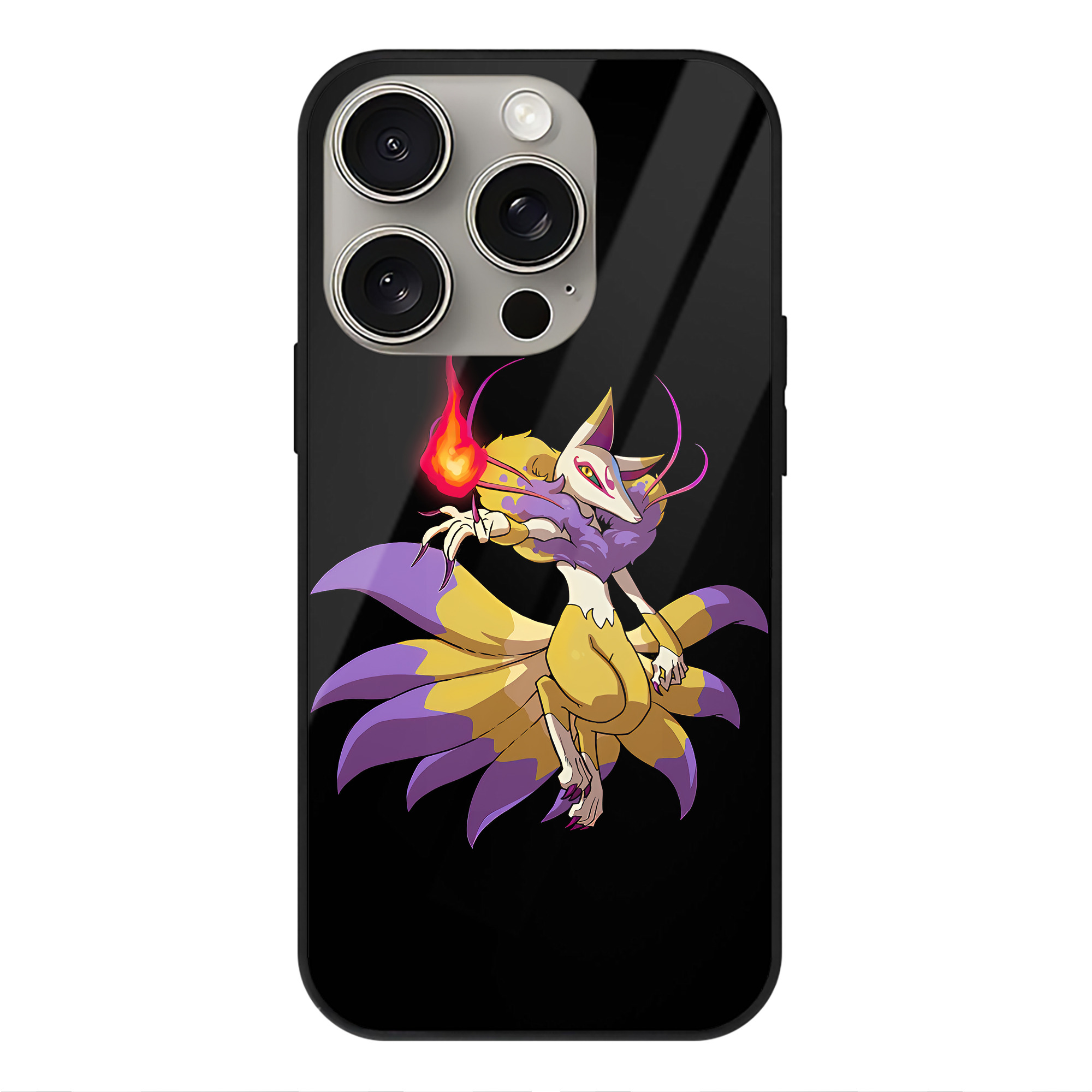 （画像用） 妖怪ウォッチ Yo-kai Watch 【iPhone15Pro対応】スマホケース 耐衝撃＆黄変防止 背面ガラス