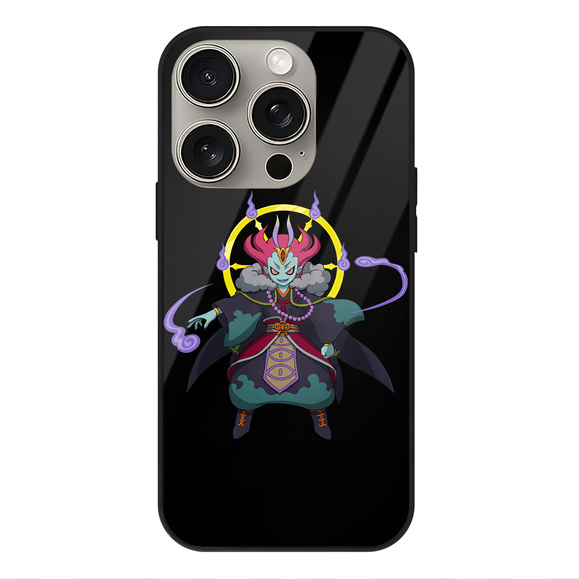 （画像用） 妖怪ウォッチ Yo-kai Watch 【iPhone15Pro対応】スマホケース 耐衝撃＆黄変防止 背面ガラス