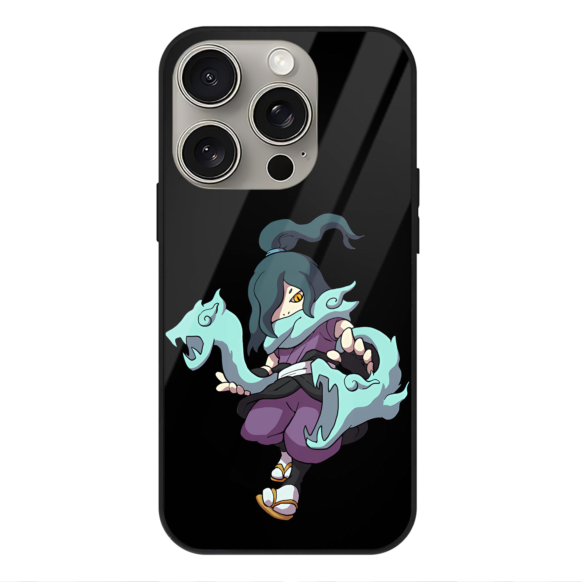 （画像用） 妖怪ウォッチ Yo-kai Watch 【iPhone15Pro対応】スマホケース 耐衝撃＆黄変防止 背面ガラス